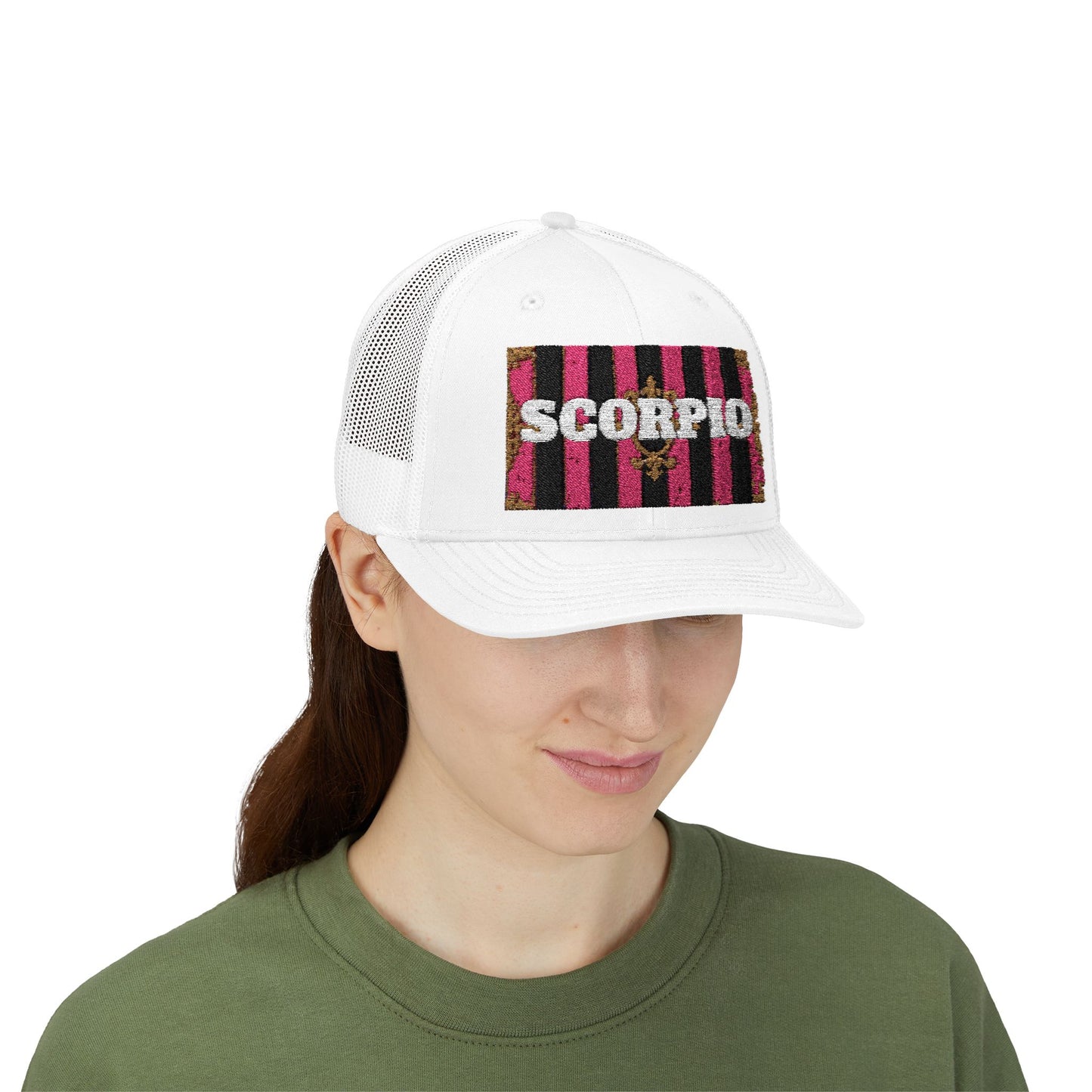 Scorpio Snapback Trucker Cap | Zodiac Hat, Astrology Gift, Trendy Cap for Astrology Lovers, Summer Style, Unique Birthday Gift