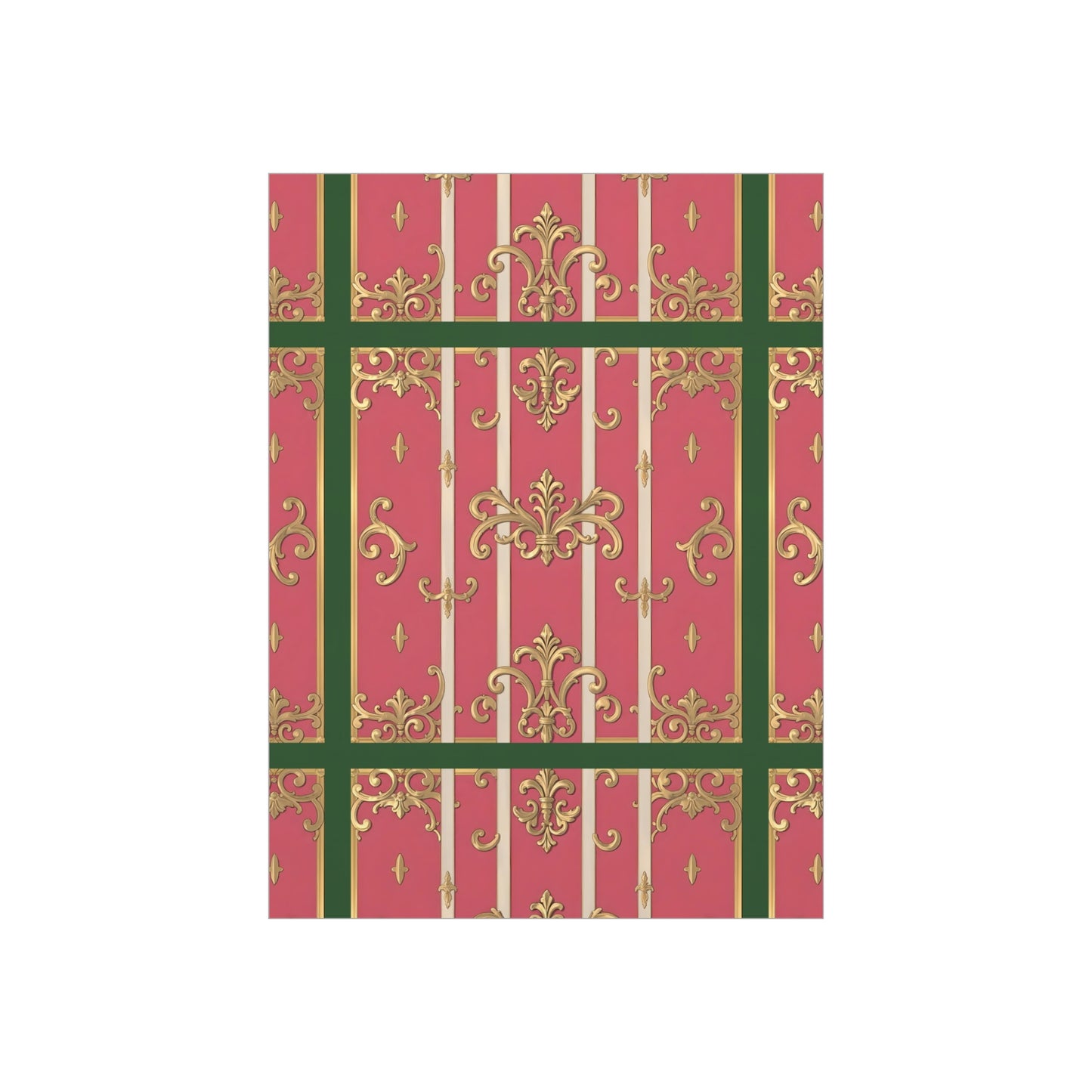 Elegant Green Border Pink & Gold Foam Board Decor - Party Backdrop, Art Display, Home Decor, Event Decoration, Wall Art