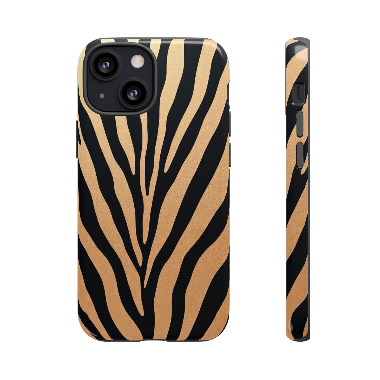 Zebra Print Tough Phone Case