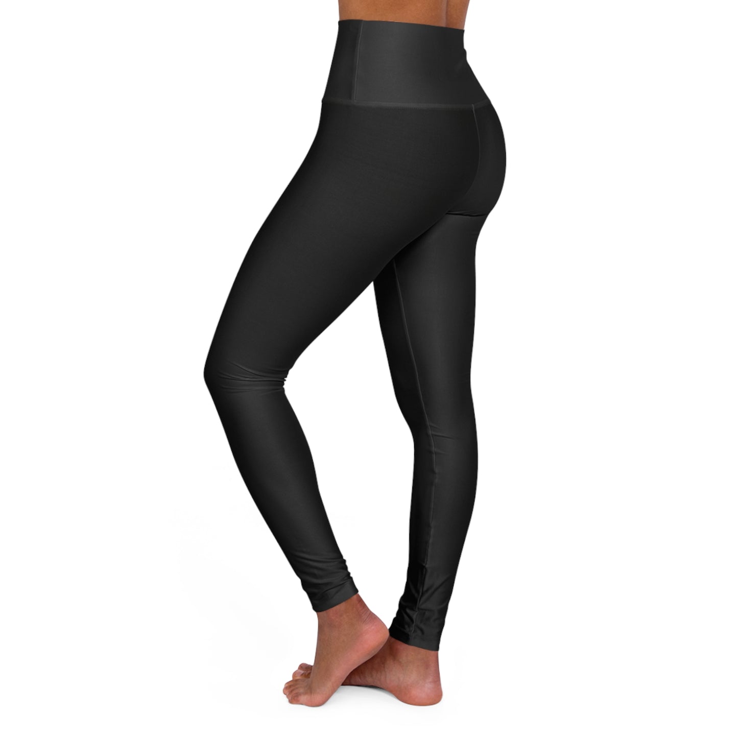 High Black Waisted Yoga Leggings - Activewear for Comfort and Movement, Workout Tights, Fitness Apparel, Athletic Leggings, Everyday Essentials