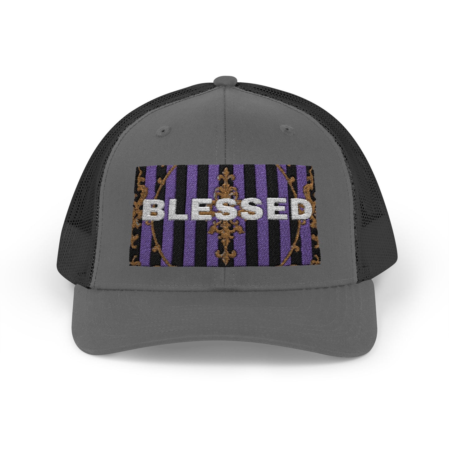 Blessed Snapback Trucker Cap, Casual Hat for Everyday Wear, Perfect Gift for Friends, Outdoor Activities, Spiritual Vibes