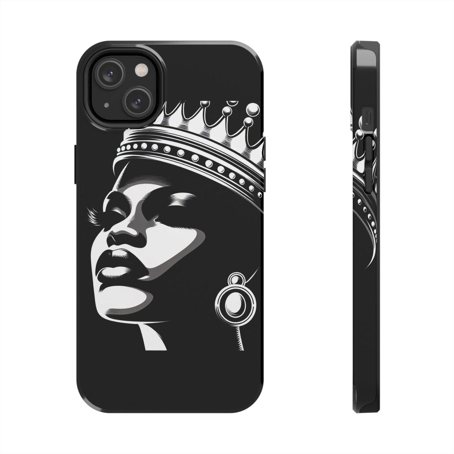 Regal Queen Tough Phone Case, Stylish Phone Cover, Gift for Her, Birthday, Empowerment, Bold Statement, Durable Phone Accessory