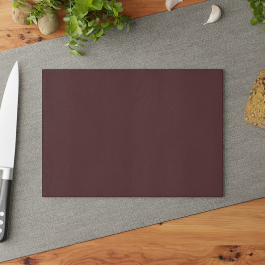 Elegant Brown Merlot Glass Cutting Board - Perfect for Weddings, Housewarming, and Kitchen Decor, Cooking Gift, Personalized Kitchen Accessory