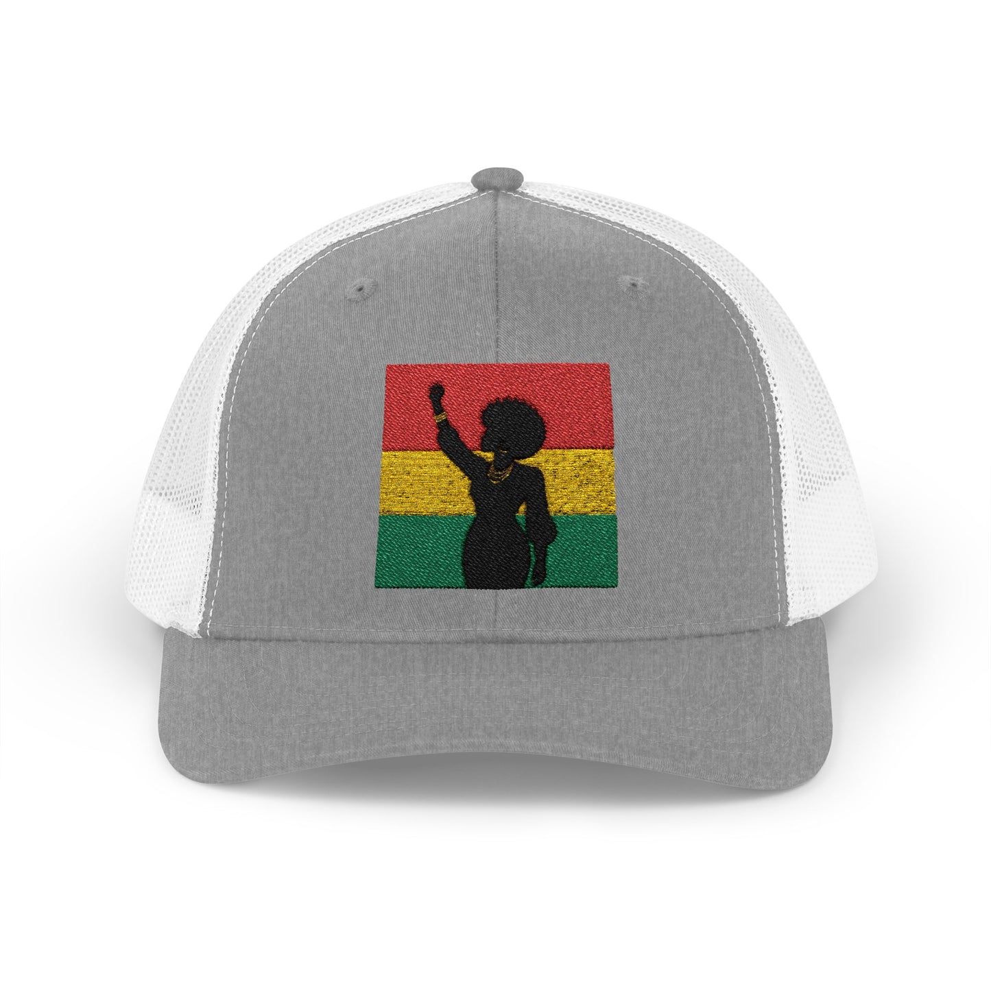 Silhouette Trucker Cap — Juneteenth Colors Snapback