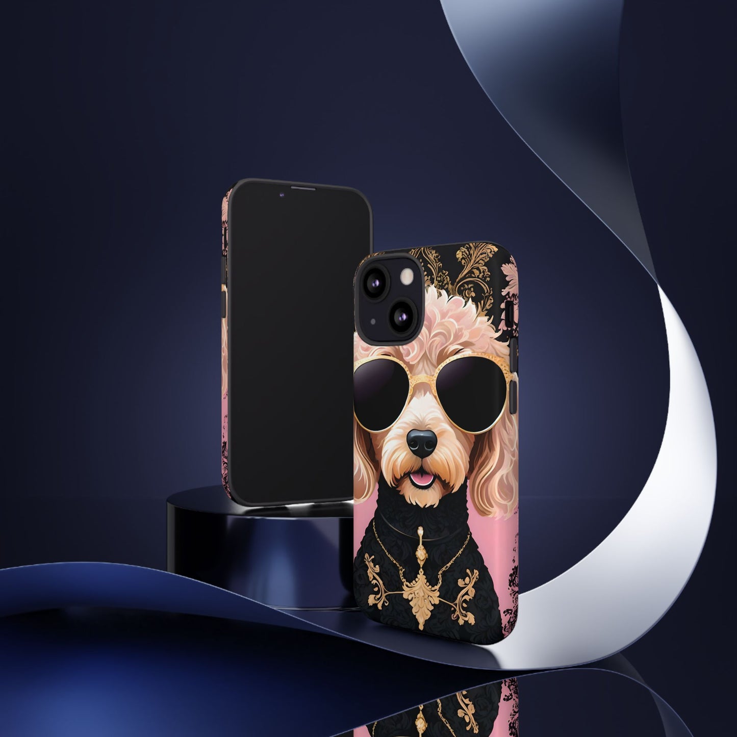 Phone Case - Golden Doodle In Sunglasses Tough Case