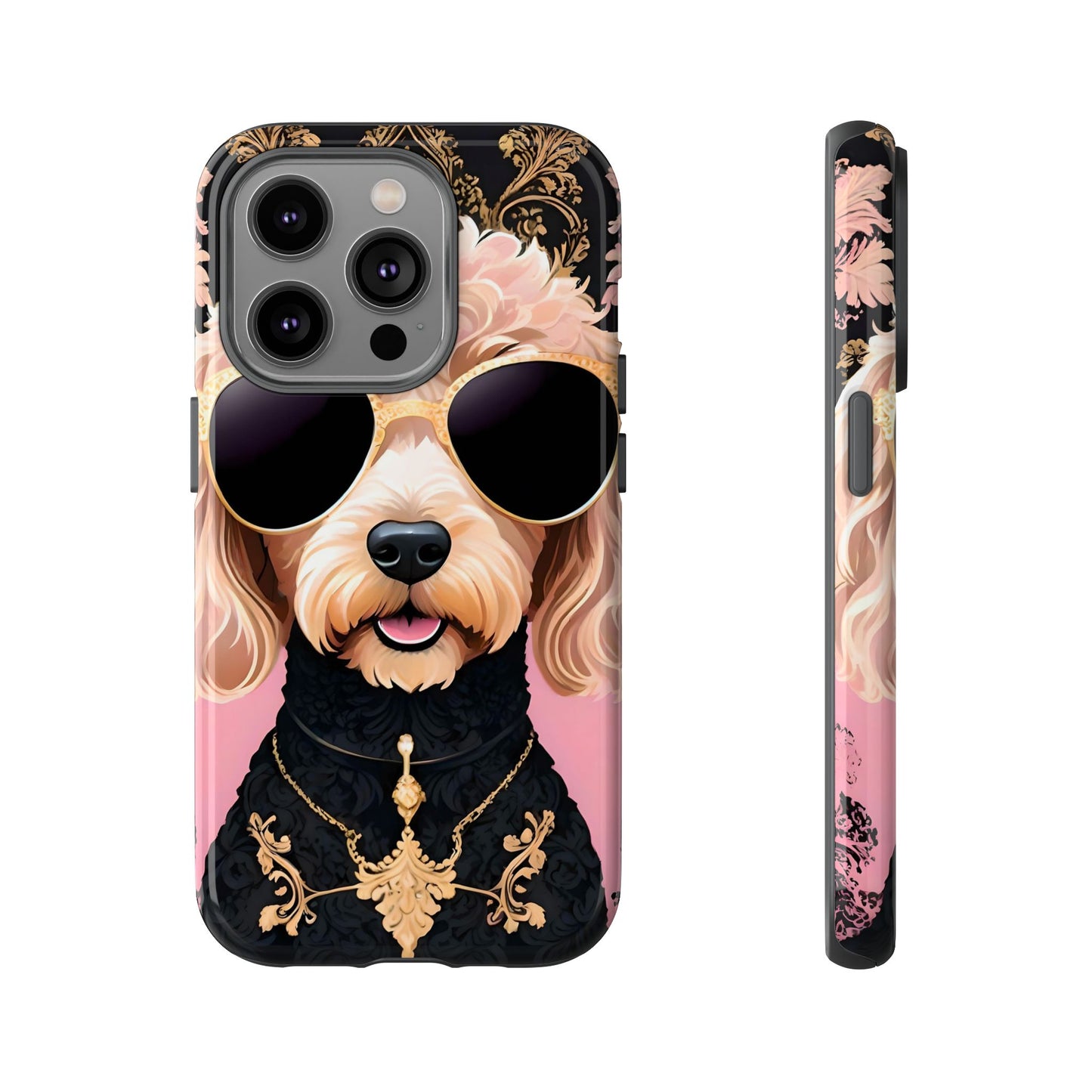 Phone Case - Golden Doodle In Sunglasses Tough Case
