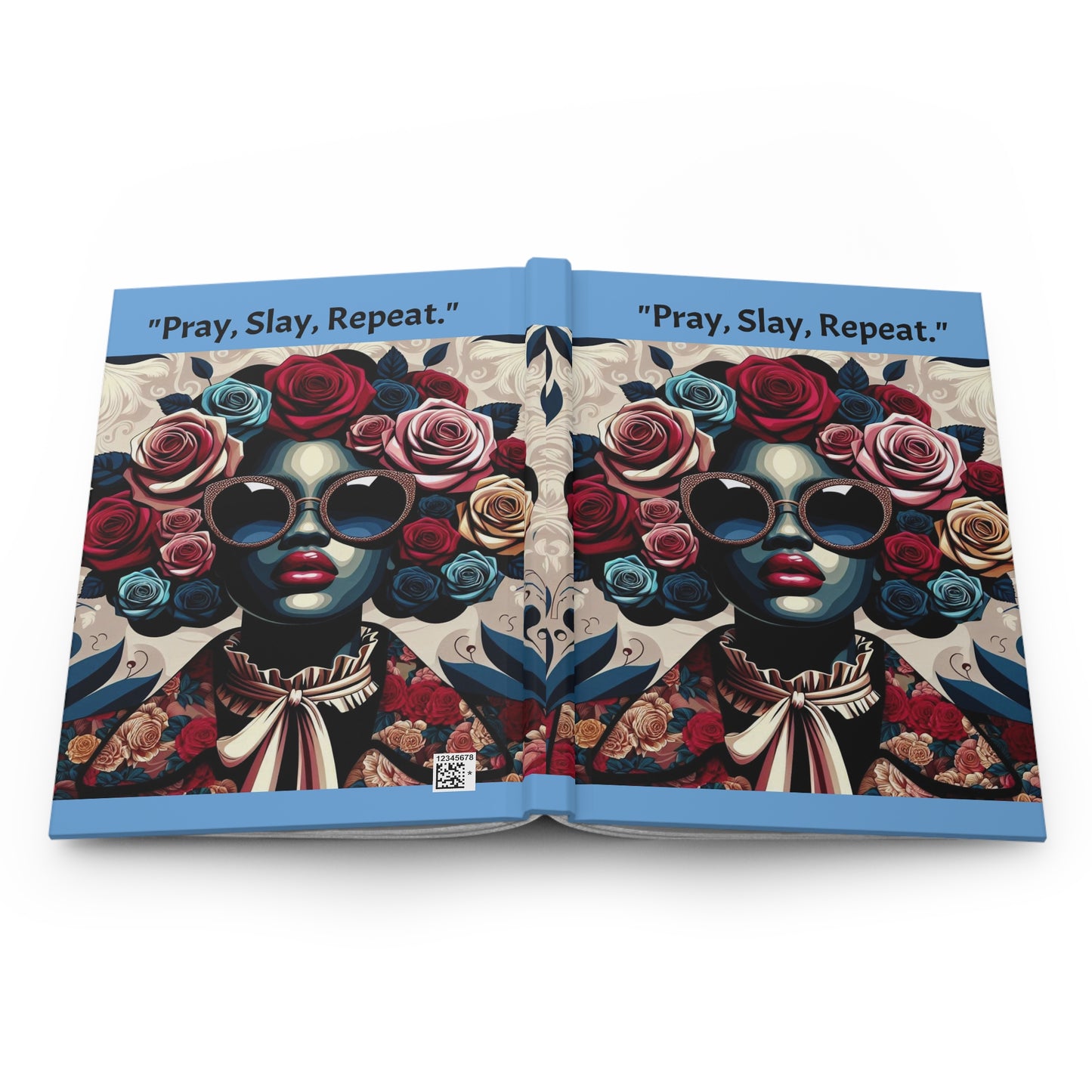 Copy of Inspirational Hardcover Journal - "Pray, Slay, Repeat" - Creative Writing & Self-Reflection
