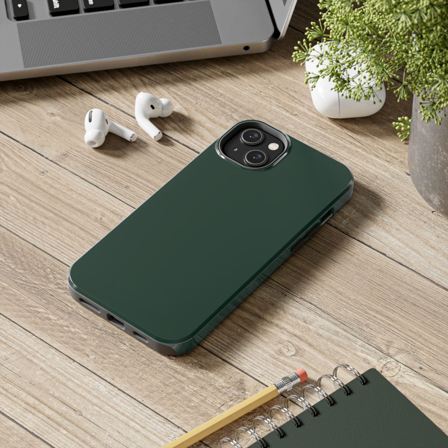 Midnight Green Tough Phone Case - Durable & Stylish Protection for Everyday Use, Gifts for Tech Lovers, Perfect for Holidays & Daily Life