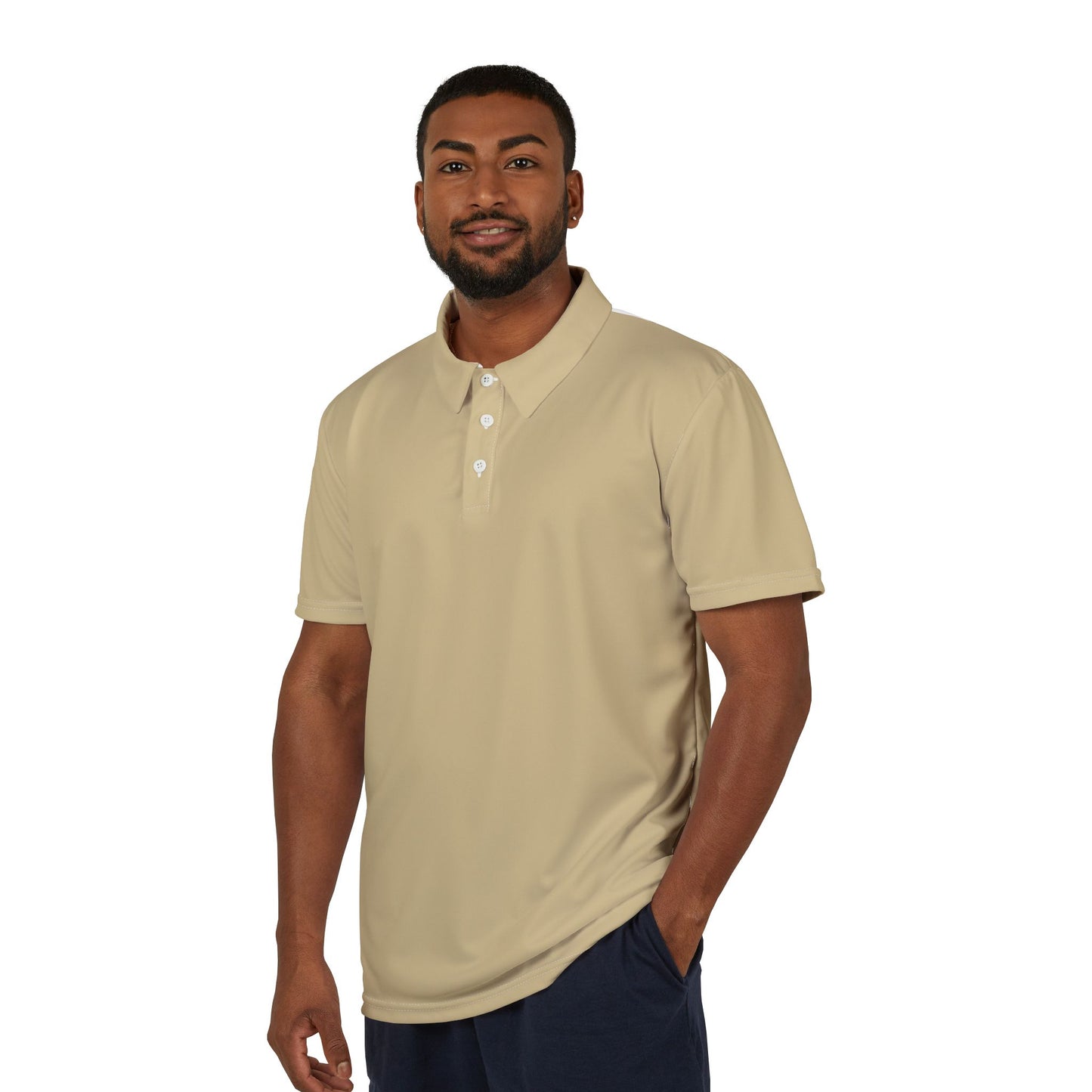 Vanilla Wheat Chic Unisex Polo Shirt - Casual Summer Wear, Everyday Style, Gift for Him/Her, Unique Fashion