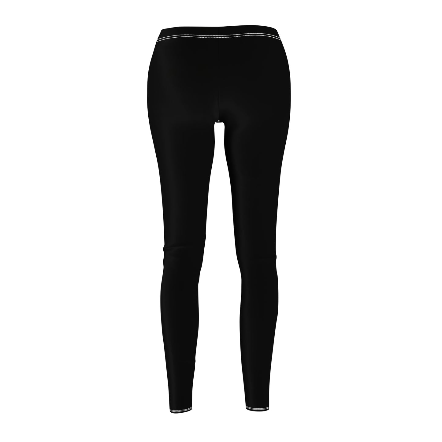Stylish Black Women's Cut & Sew Casual Leggings | AOP Activewear, Fitness, Yoga, Everyday Comfort, Trendy Leggings
