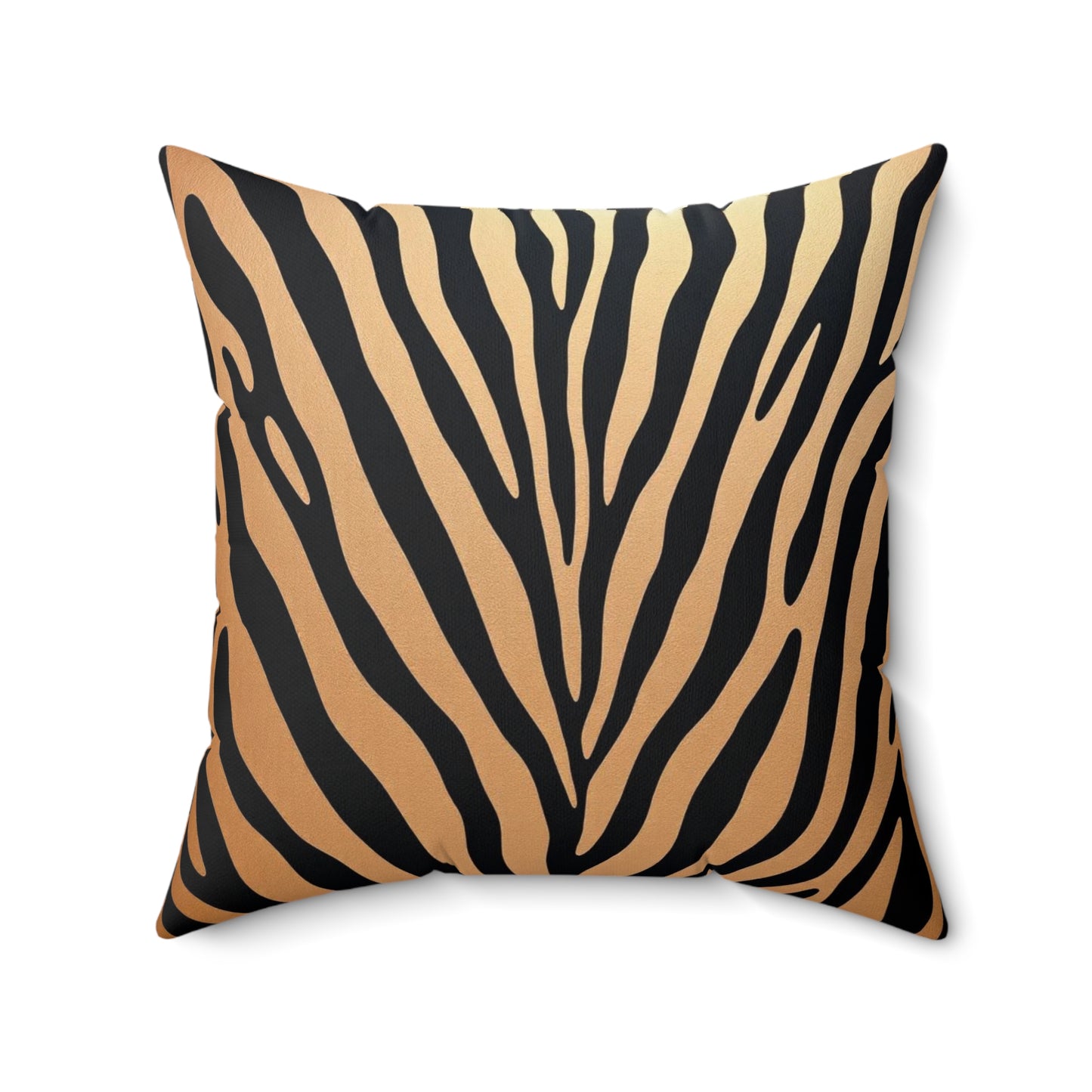Chic Zebra Stripe Square Pillow - Stylish Home Décor