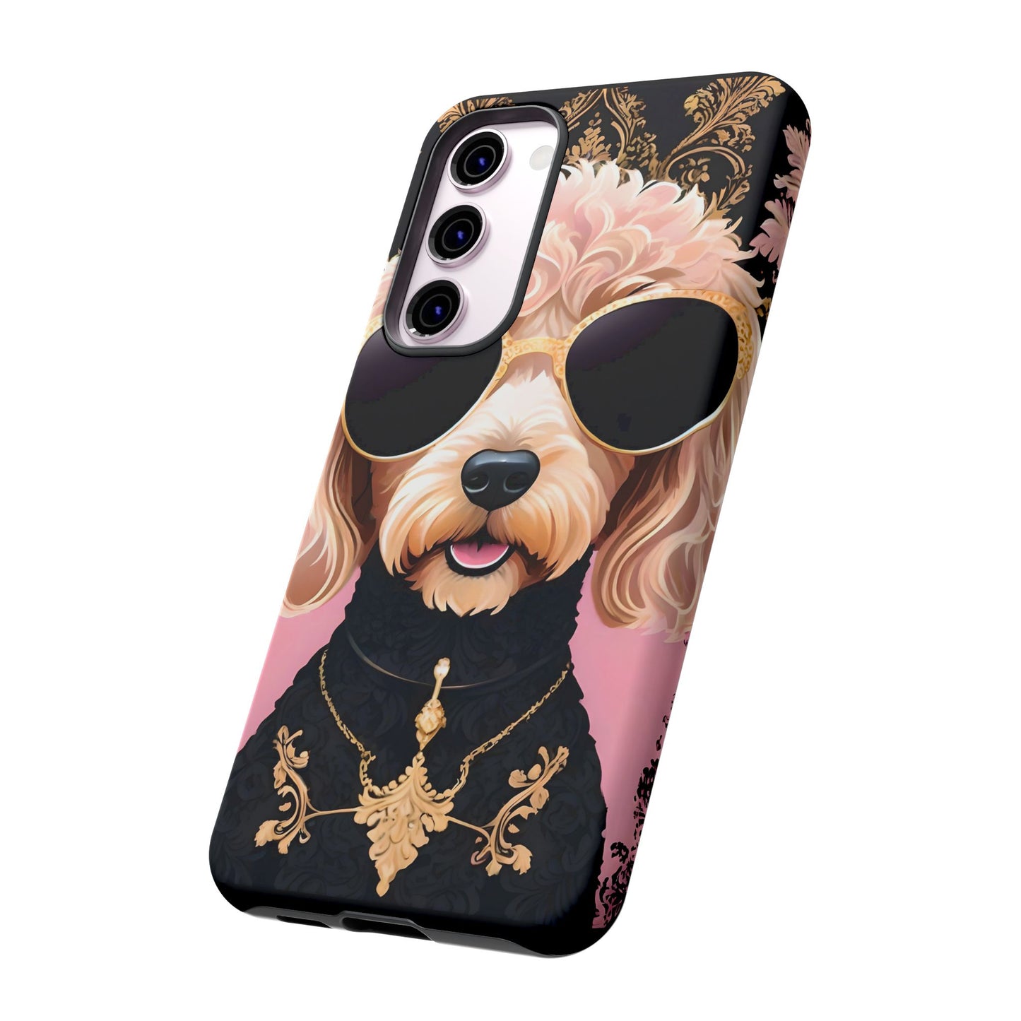 Phone Case - Golden Doodle In Sunglasses Tough Case