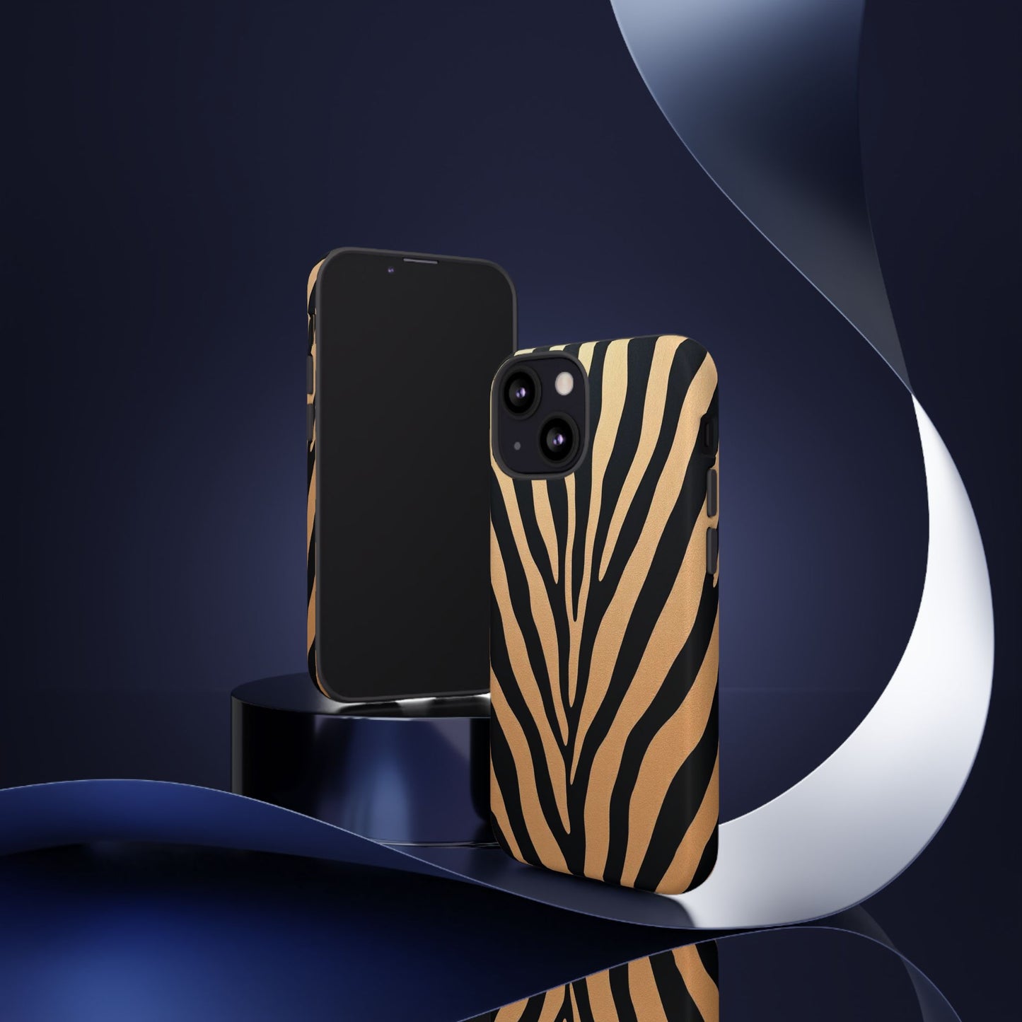 Zebra Print Tough Phone Case
