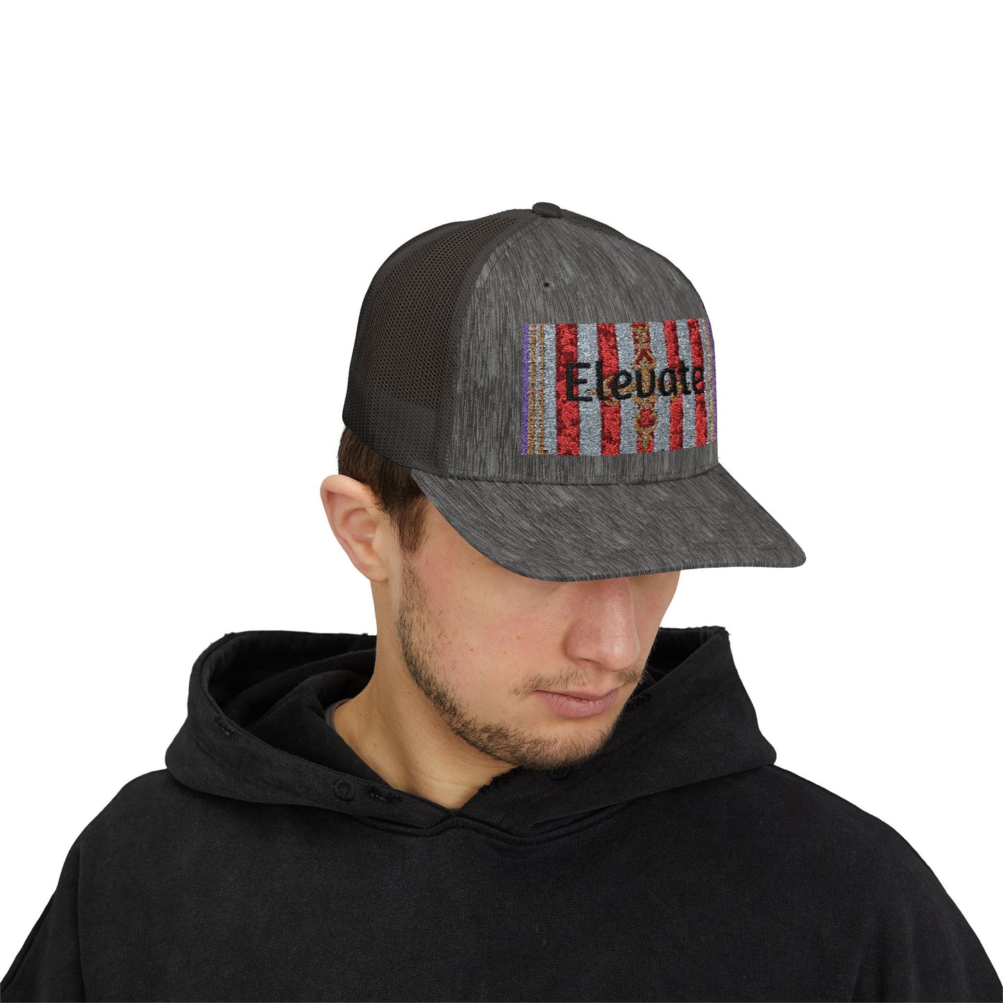 Electrifying Snapback Trucker Cap | Cool Style, Trendy Accessory, Gift for Him, Festival Headwear, Summer Essential - Elevate