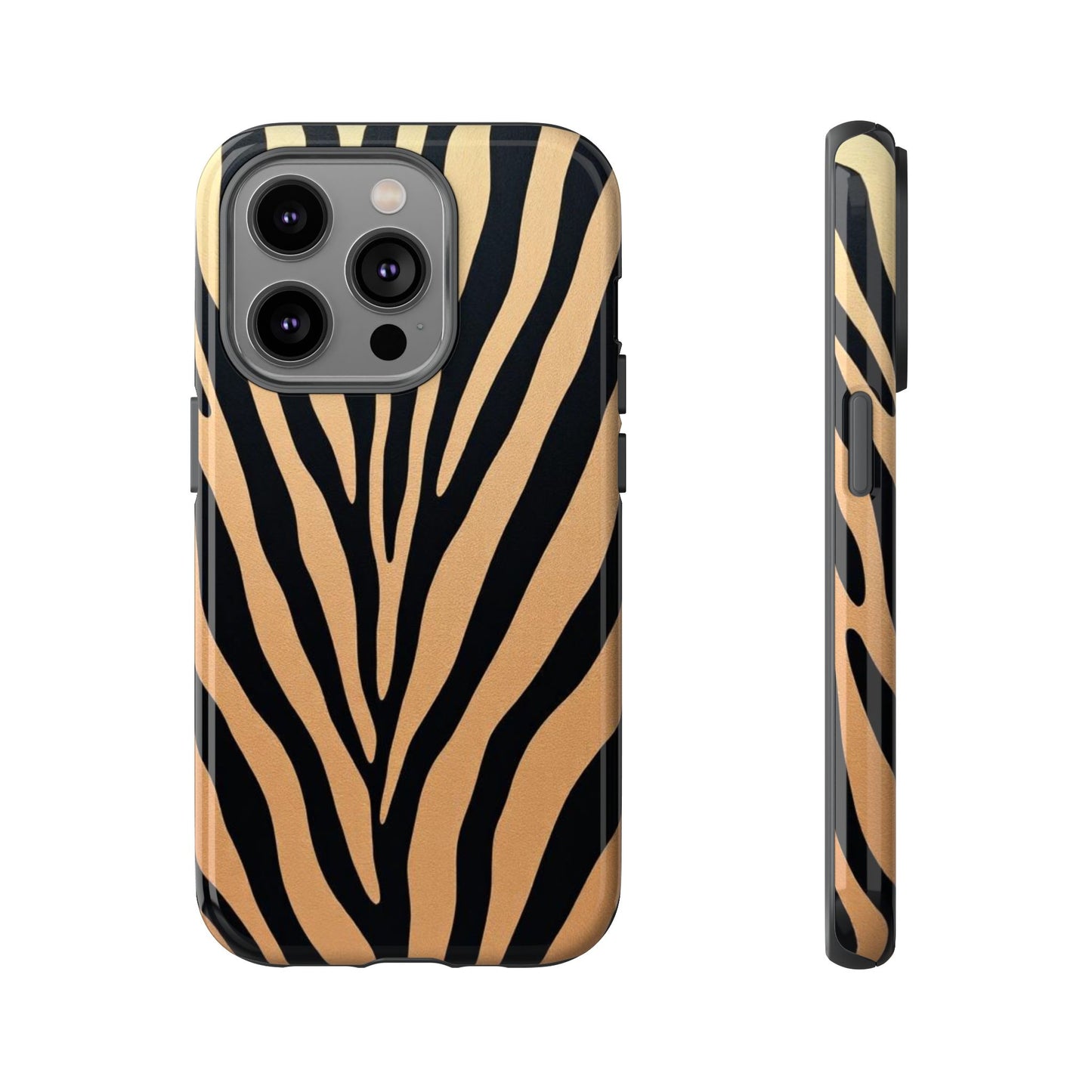 Zebra Print Tough Phone Case
