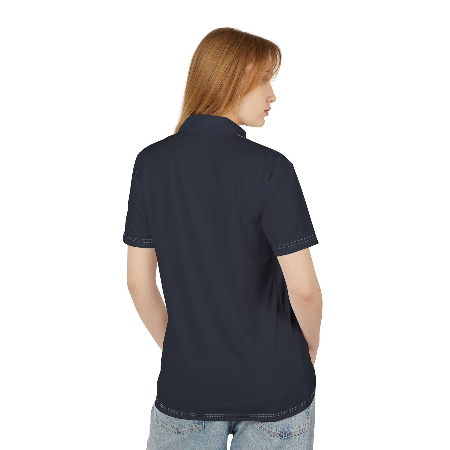 Casual Lunar Midnight Unisex Polo Shirt, Stylish Everyday Wear, Gift for Him/Her, Comfortable Relaxed Fit, Ideal for Occasions