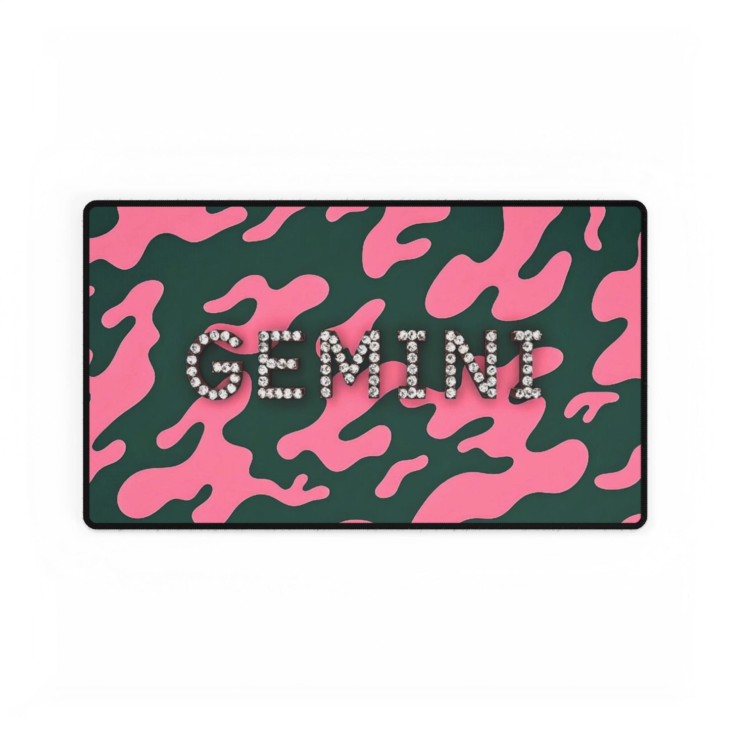 Gemini Desk Mat | Stylish Desk Accessory, Astrology Gift, Office Decor, Personalized Workspace, Dorm Room Essentials