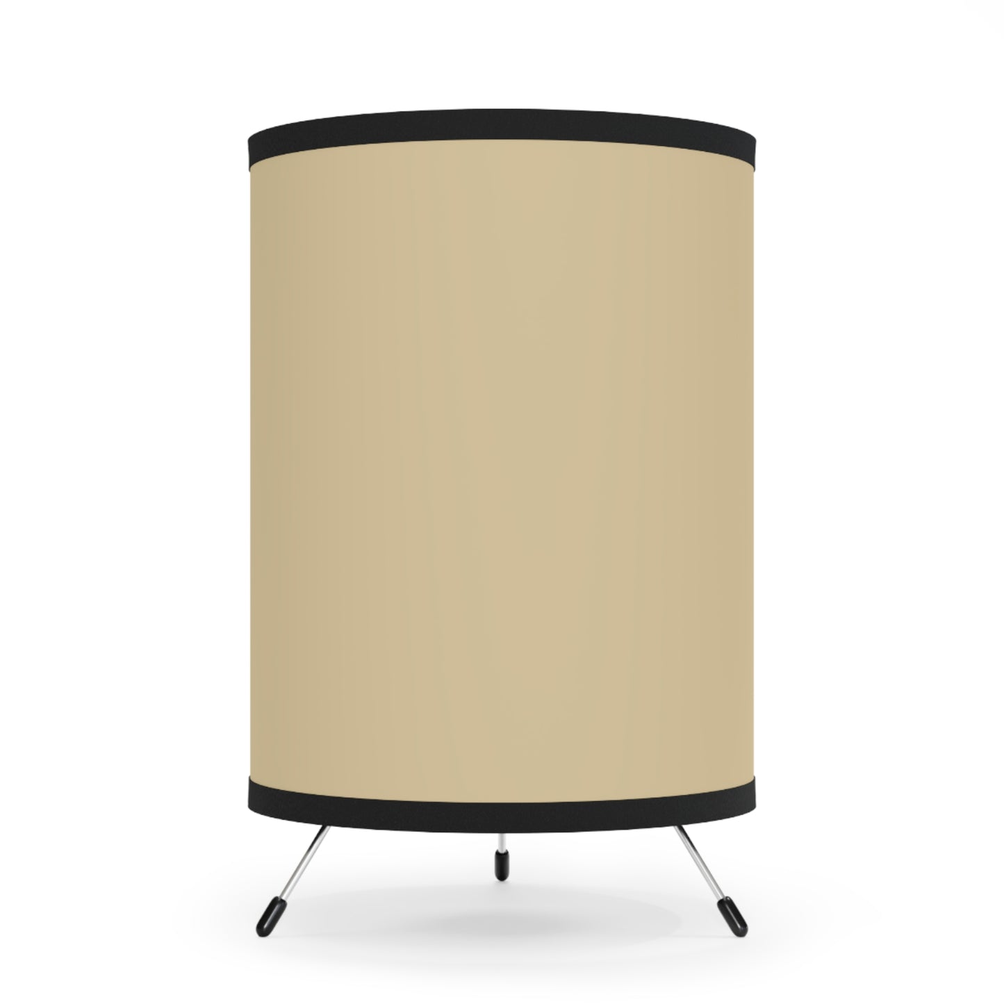 Vanilla Wheat Chic Tripod Lamp with Customizable High-Res Printed Shade, Modern Decor, Home Lighting, Unique Gifts, Stylish Ambiance, US/CA Plug