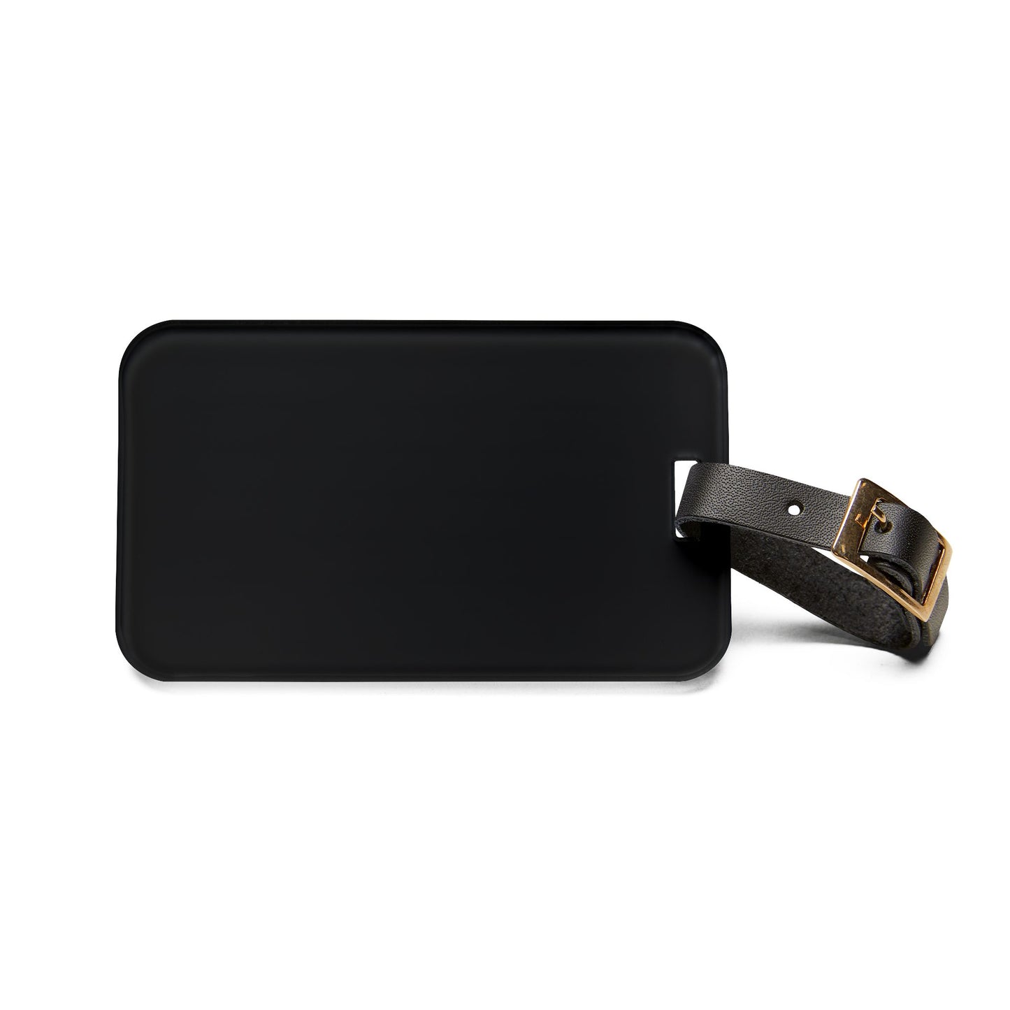 Personalized Black Travel Luggage Tag, Unique Baggage Claim Tag, Custom Name Label, Vacation Essential, Travel Accessory
