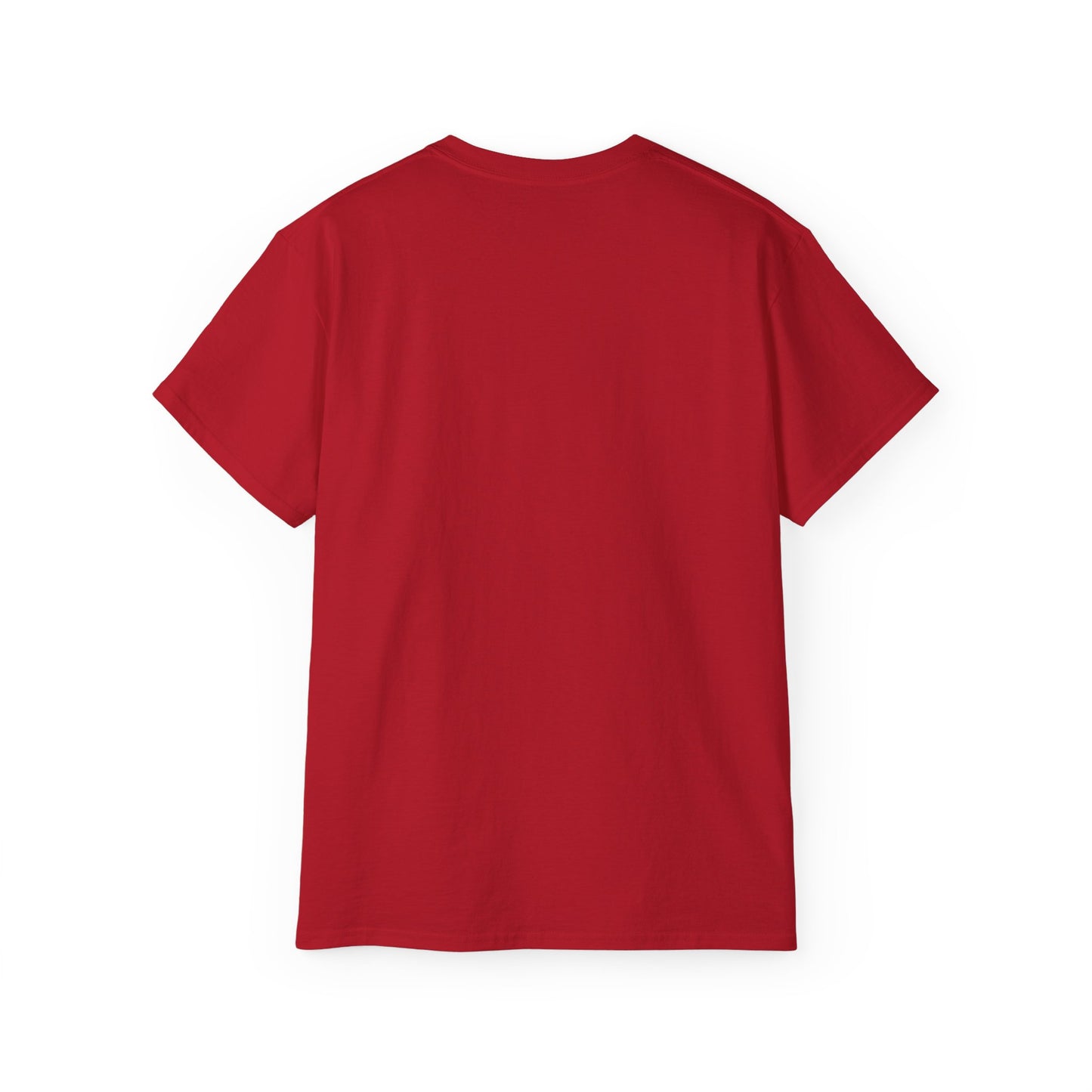 Regal Red Baroque T-Shirt, Artistic Tee, Gift for Art Lovers, Fashionable Statement Shirt, Unique Graphic Top - Blue, Red & White Striped Baroque