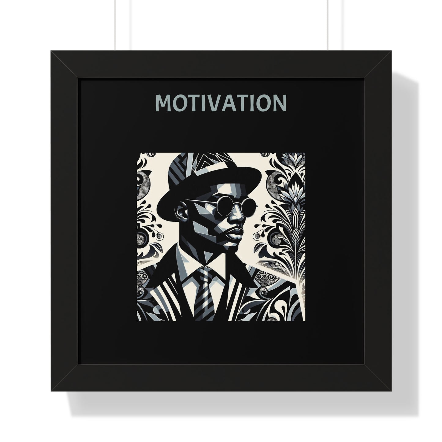 Motivational Framed Poster | Wall Art, Home Decor, Inspirational Gift, Office Decor, Modern Artwork