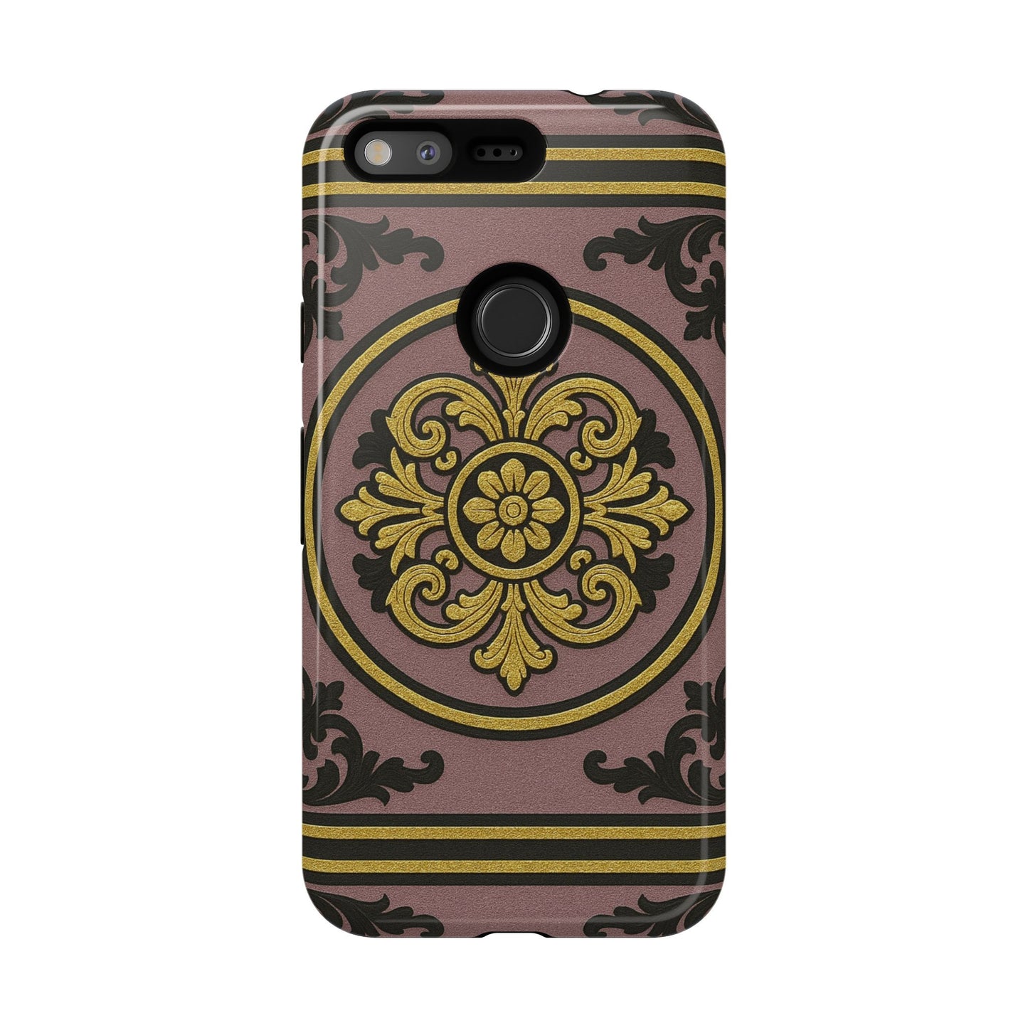 Gilded Mauve With Gold-Black Baroque Tough Cases