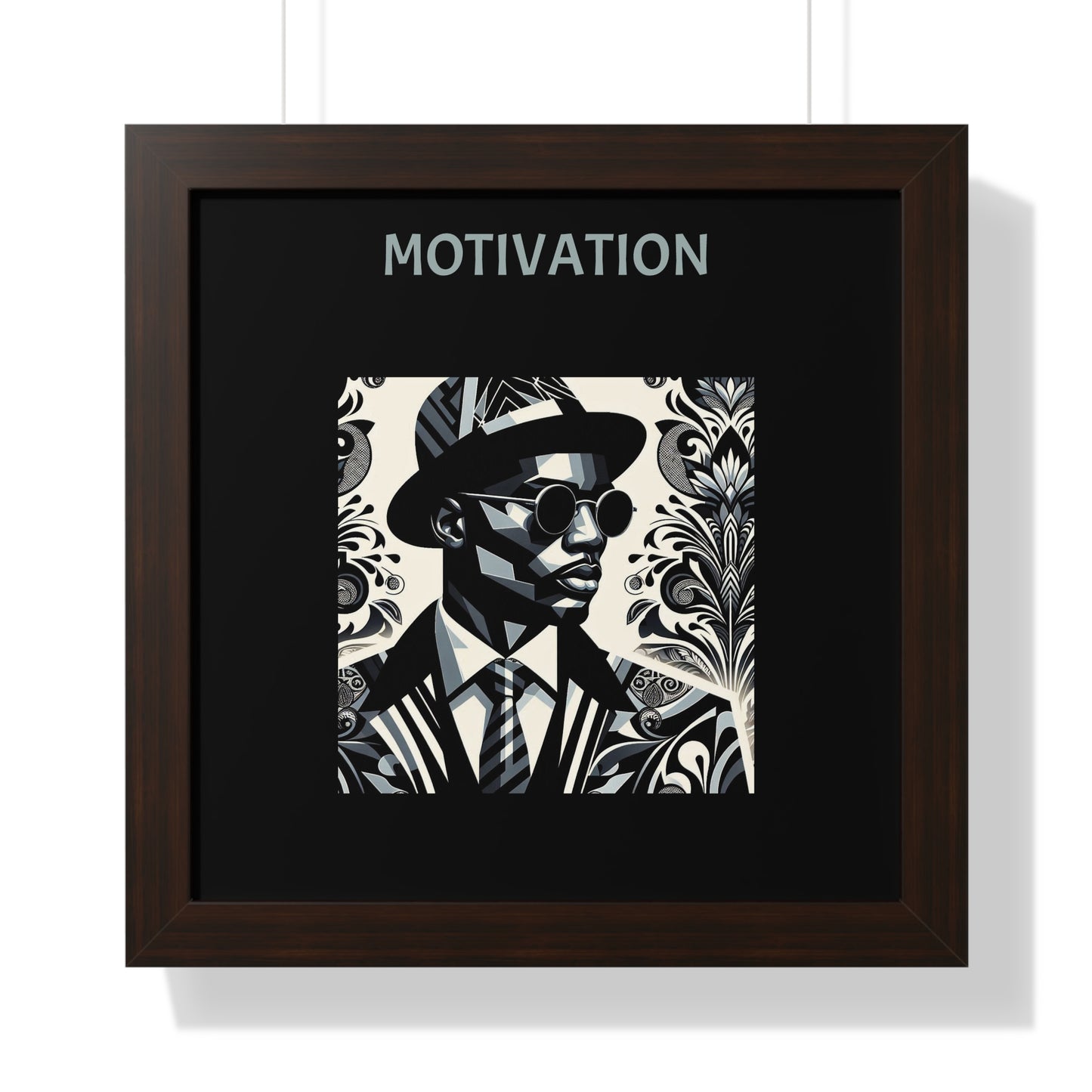 Motivational Framed Poster | Wall Art, Home Decor, Inspirational Gift, Office Decor, Modern Artwork