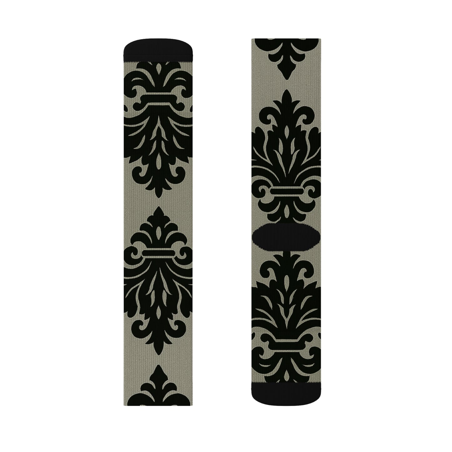 Chic Baroque Design Socks | Stylish Patterned Socks for Every Occasion, Gift for Her, Fashion Socks, Trendy Outfit Essentials