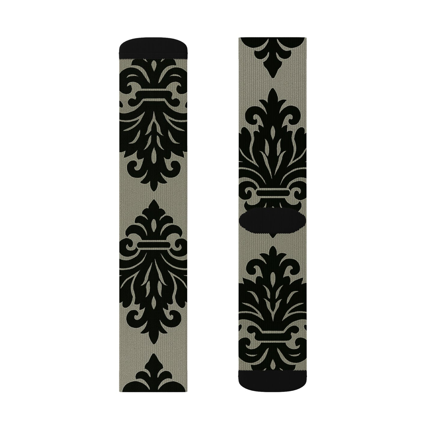 Chic Baroque Design Socks | Stylish Patterned Socks for Every Occasion, Gift for Her, Fashion Socks, Trendy Outfit Essentials