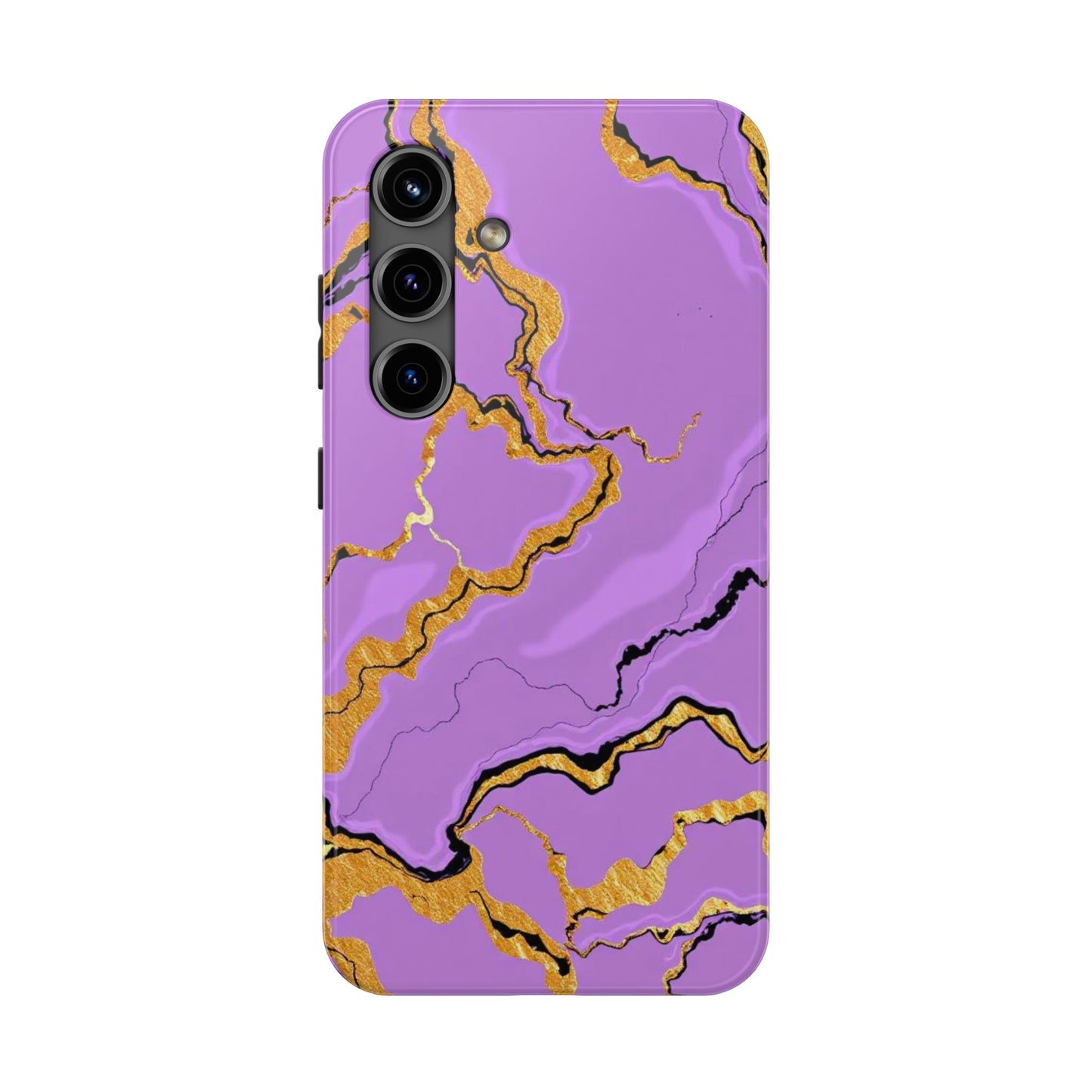 Stylish Tough Phone Cases with Purple Marble Design, Protective Phone Cases, Trendy Phone Accessories, Gift for Her, Unique Phone Cover