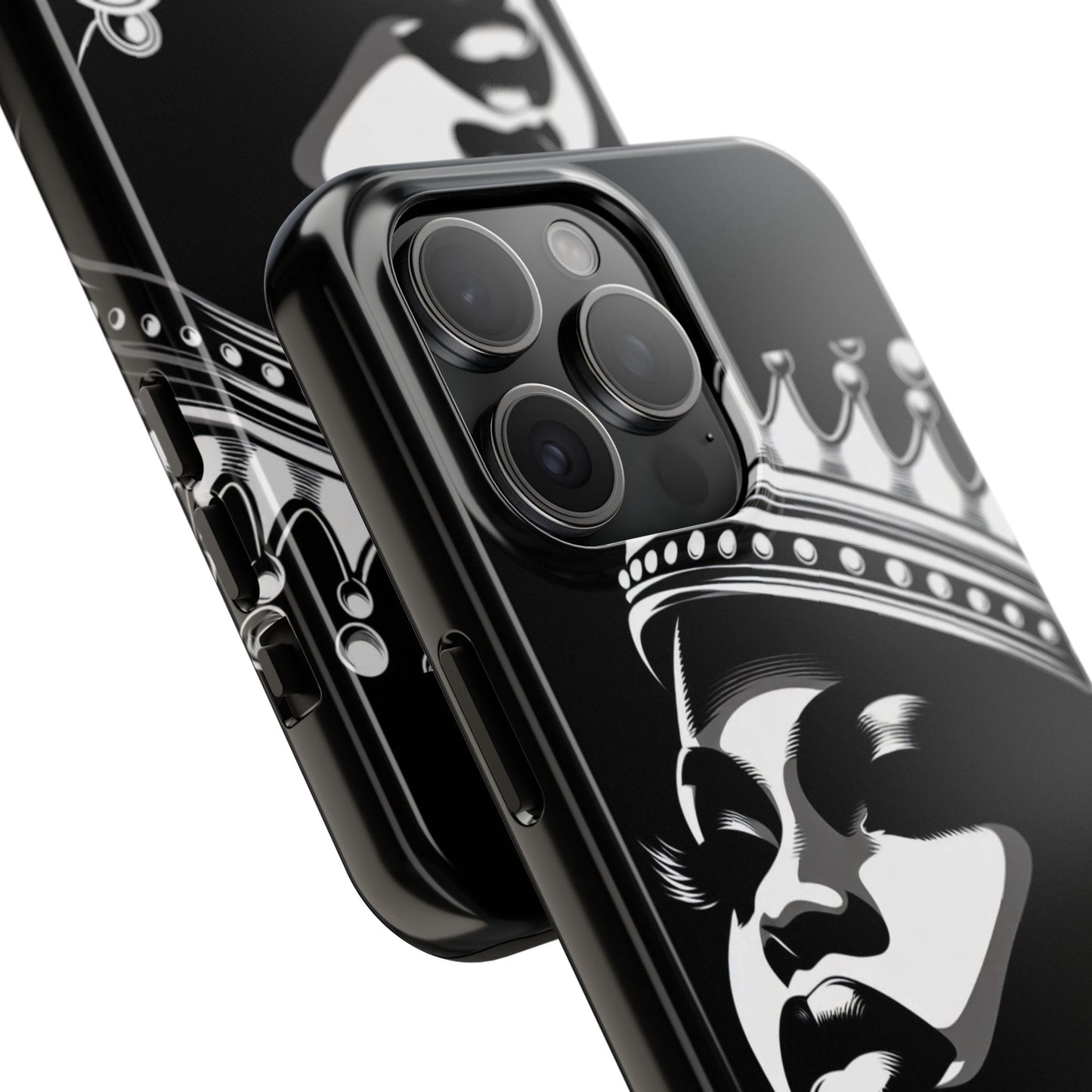 Regal Queen Tough Phone Case, Stylish Phone Cover, Gift for Her, Birthday, Empowerment, Bold Statement, Durable Phone Accessory