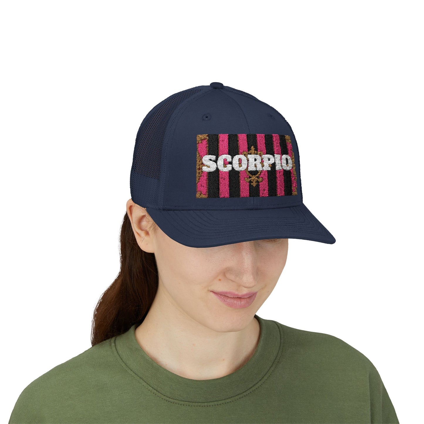 Scorpio Snapback Trucker Cap | Zodiac Hat, Astrology Gift, Trendy Cap for Astrology Lovers, Summer Style, Unique Birthday Gift