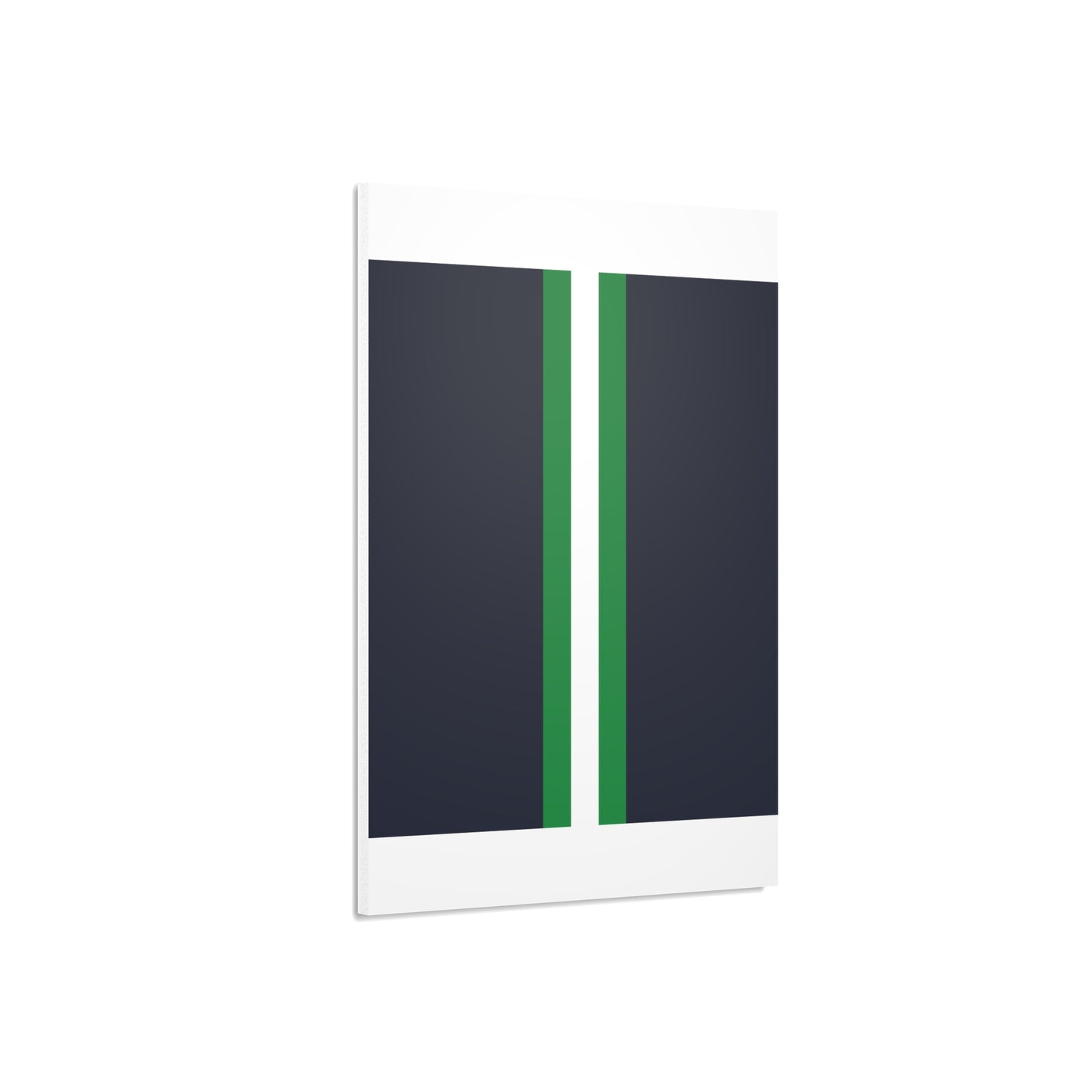 Lunar Midnight & Green-White Striped Foam Board Display, Wall Art Decor, Classroom Sign, Photo Background, Custom Art Board