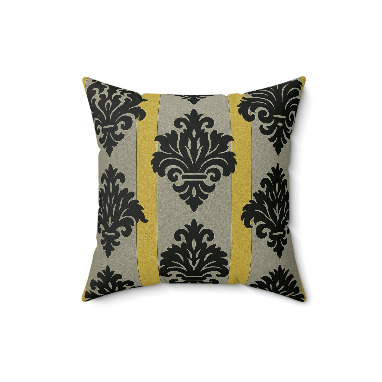 Elegant Black and Silver Baroque Pillow, Decorative Cushion, Living Room Decor, Home Accent, Gift for Housewarming, Luxury Pillow