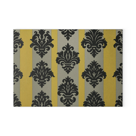 Elegant Baroque Glass Cutting Board | Kitchen Decor, Gift for Home Chefs, Wedding Registry, Housewarming Gift, Cooking Essential