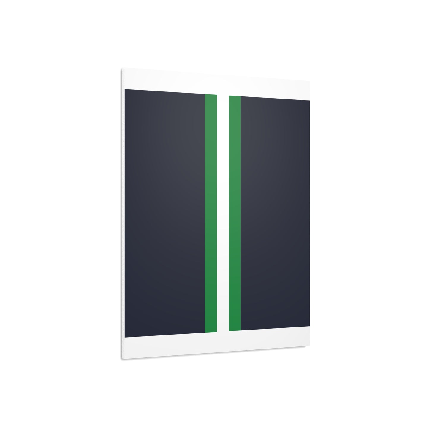 Lunar Midnight & Green-White Striped Foam Board Display, Wall Art Decor, Classroom Sign, Photo Background, Custom Art Board