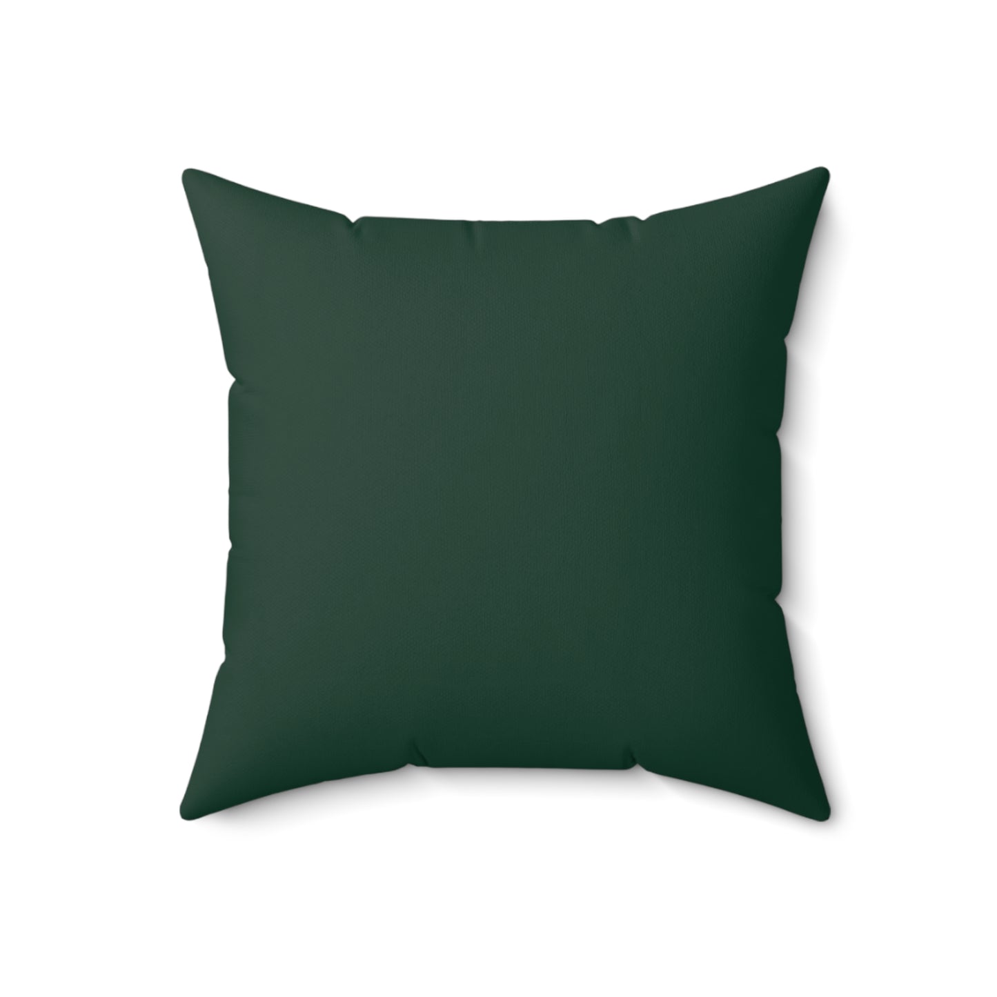 Elegant Midnight Green Spun Polyester Square Pillow, Home Decor Accents, Cozy Throw Pillow, Modern Living Room Cushion, Gift for Housewarming