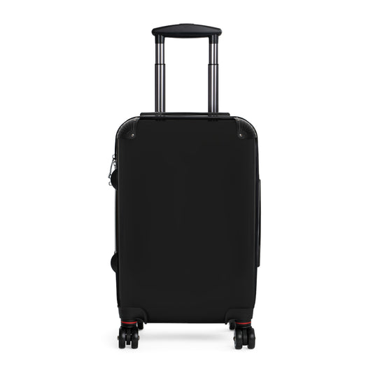 Stylish Black Travel Suitcase for Jet Setters, Lightweight Luggage for Weekend Getaways, Durable Carry-On for Road Trips, Perfect Gift