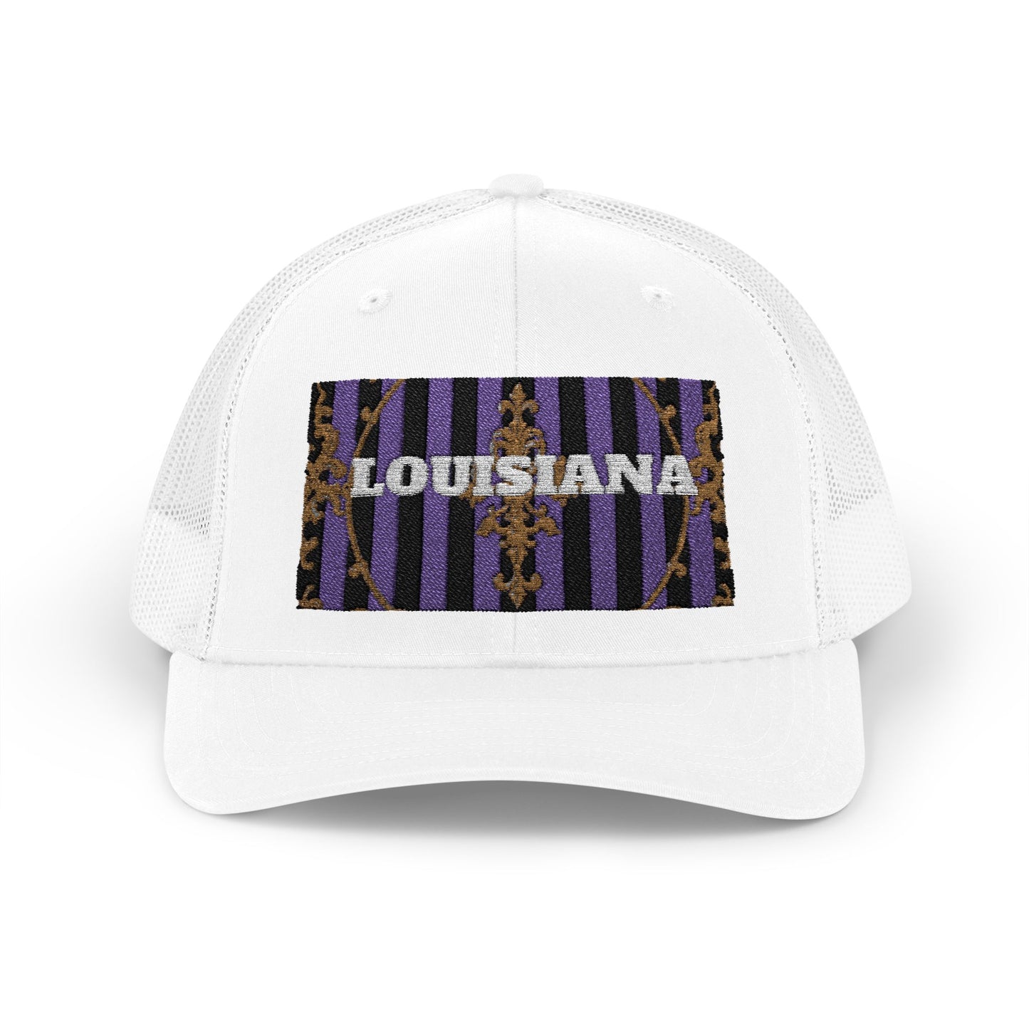Louisiana Pride Snapback Trucker Cap | Festival Hat, Outdoor Accessory, Summer Style, Unique Gift for Travelers, Sports Enthusiasts