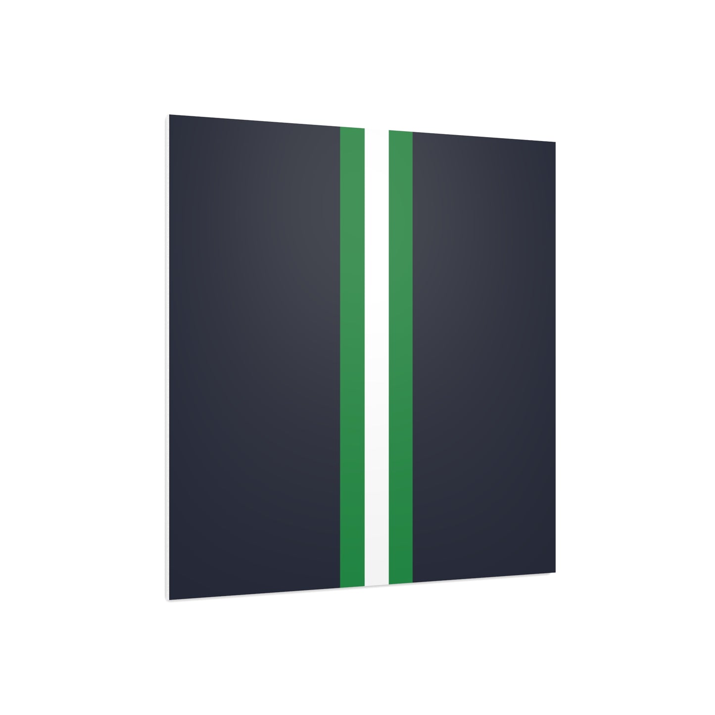 Lunar Midnight & Green-White Striped Foam Board Display, Wall Art Decor, Classroom Sign, Photo Background, Custom Art Board