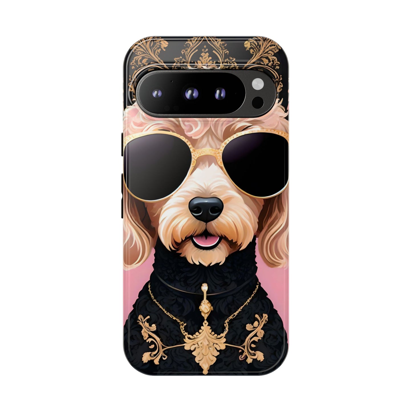 Phone Case - Golden Doodle In Sunglasses Tough Case