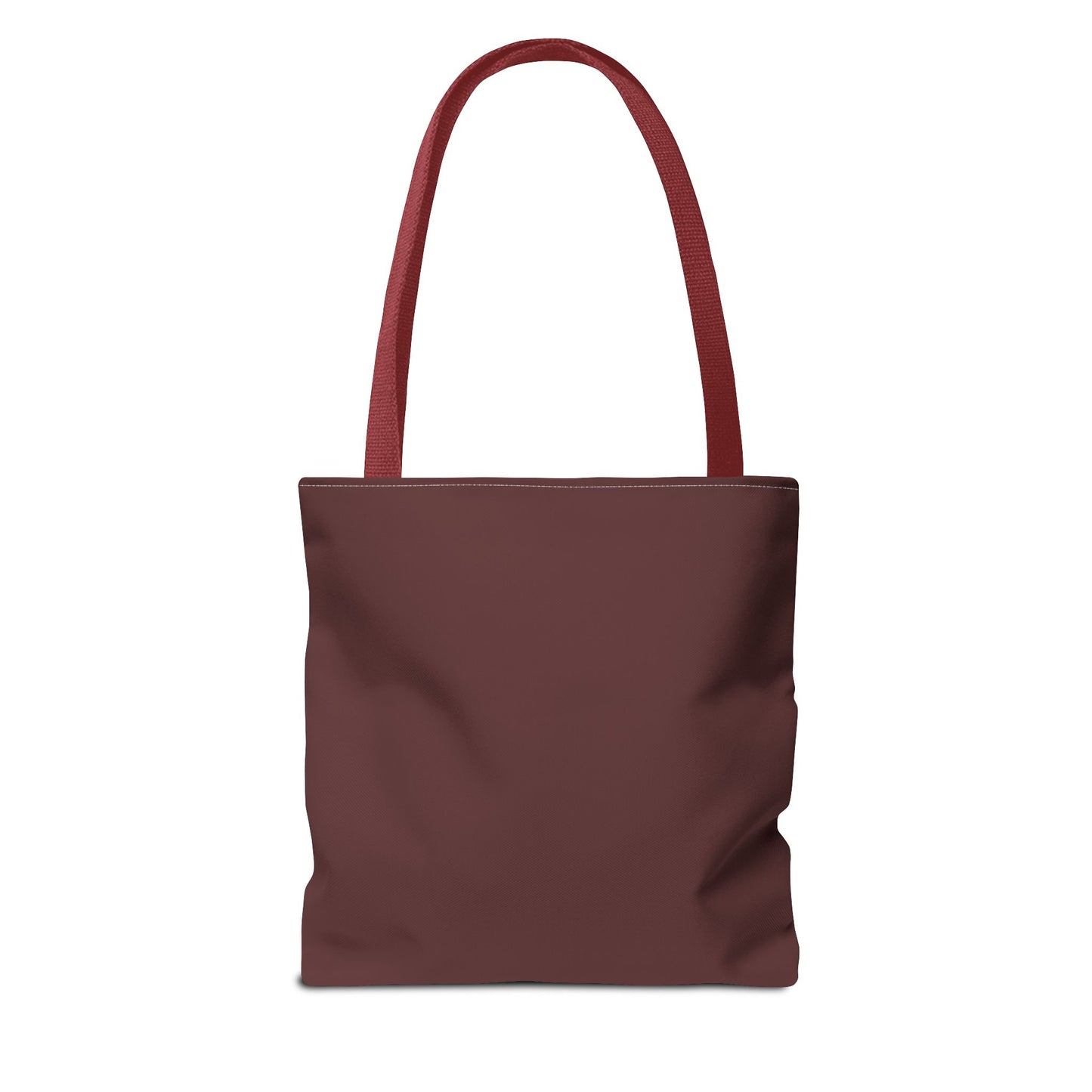 Stylish Brown Merlot All-Over Print Tote Bag, Eco-Friendly Shopping Bag, Reusable Grocery Tote, Personalized Gift, Trendy Handbag