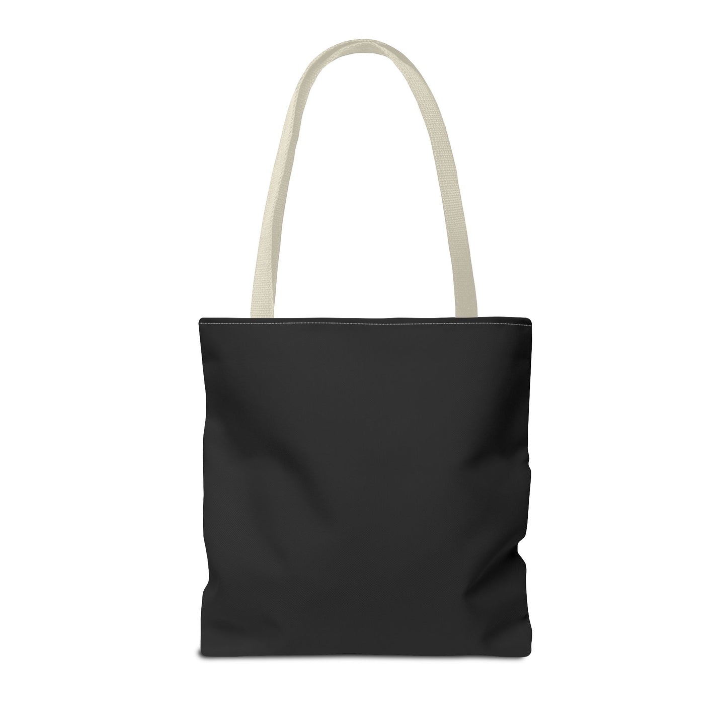 Stylish Black All-Over Print Tote Bag, Eco-Friendly Shopping Bag, Beach Tote, Gift for Her, Everyday Carryall