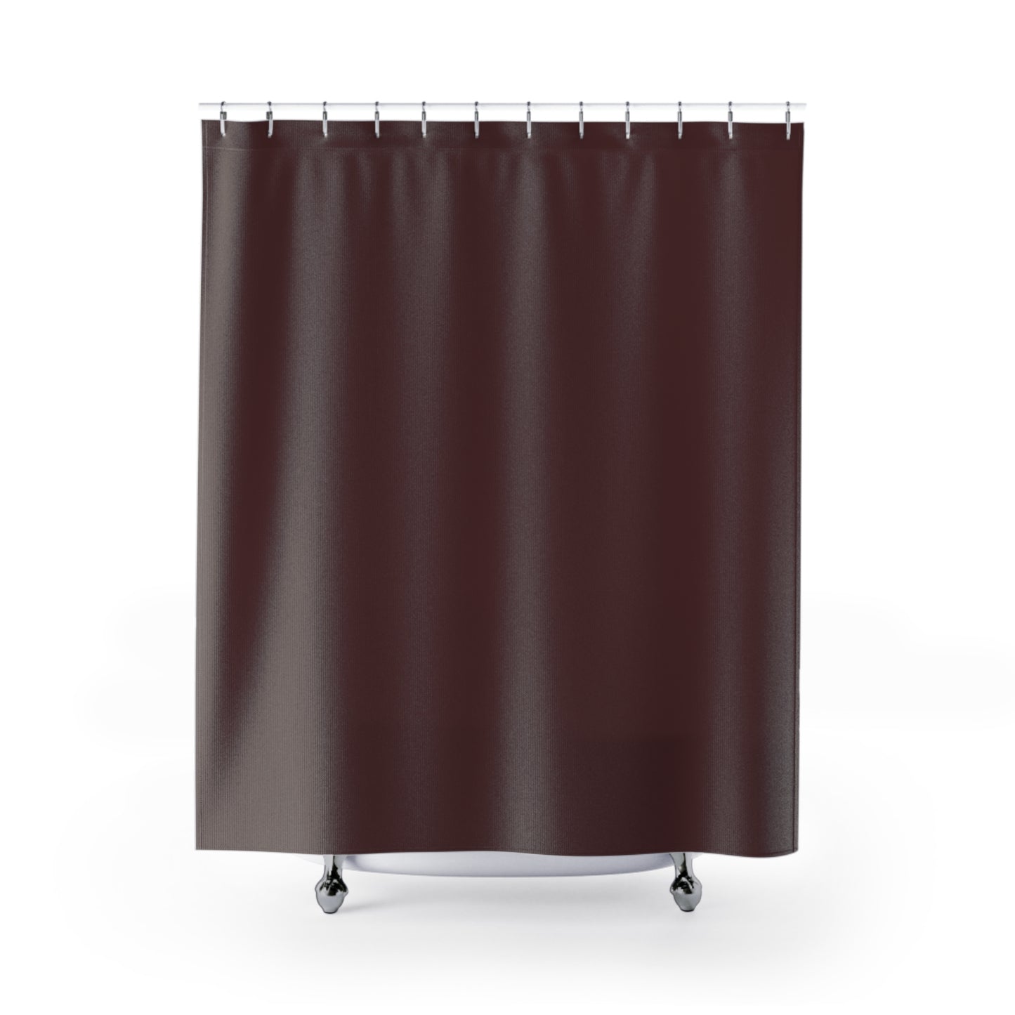 Elegant Brown Merlot Shower Curtain - Bathroom Decor, Modern Home Accessory, Gift for Homeowners, Holiday Style