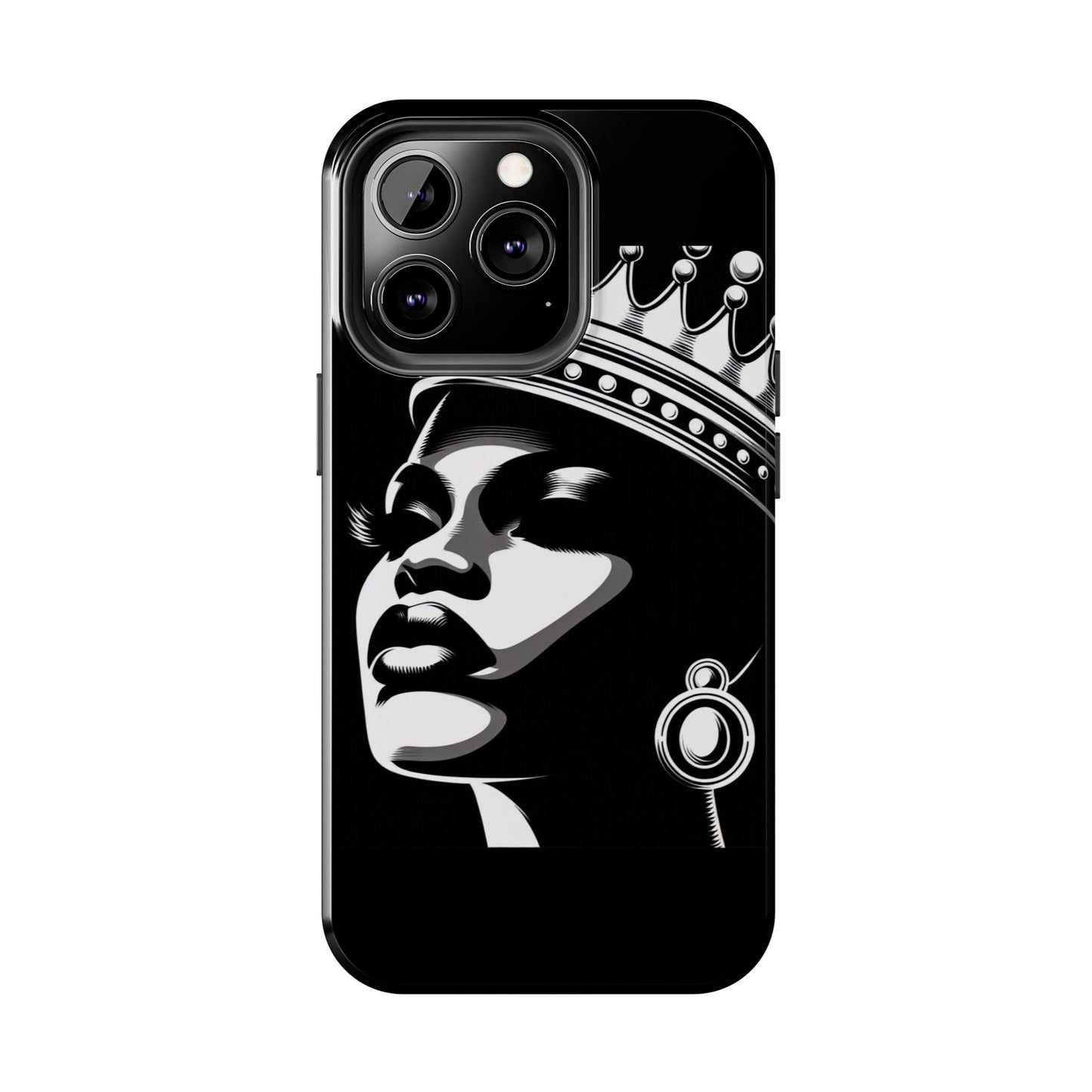 Regal Queen Tough Phone Case, Stylish Phone Cover, Gift for Her, Birthday, Empowerment, Bold Statement, Durable Phone Accessory