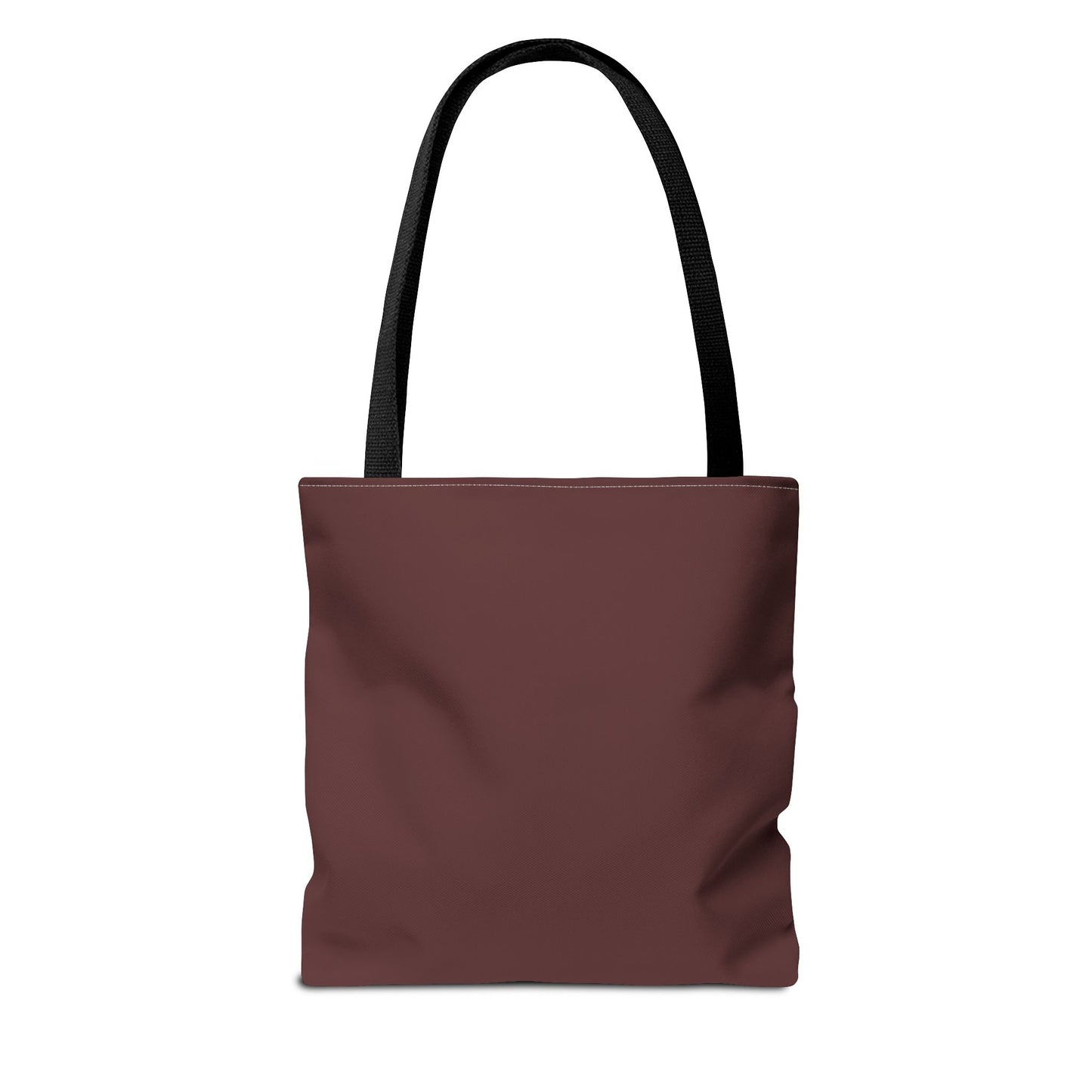 Stylish Brown Merlot All-Over Print Tote Bag, Eco-Friendly Shopping Bag, Reusable Grocery Tote, Personalized Gift, Trendy Handbag