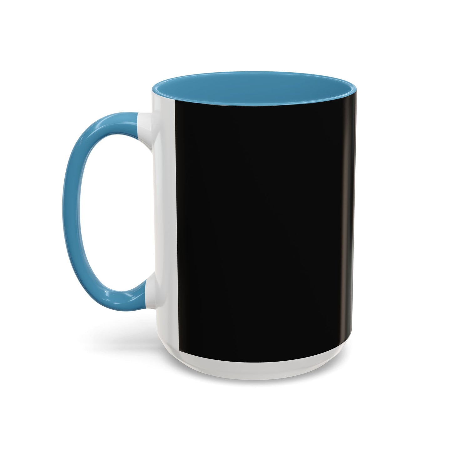 Stylish Black Accent Coffee Mug for Home or Office | Perfect Gift for Coffee Lovers, Unique Black Mug, Customizable Drinkware