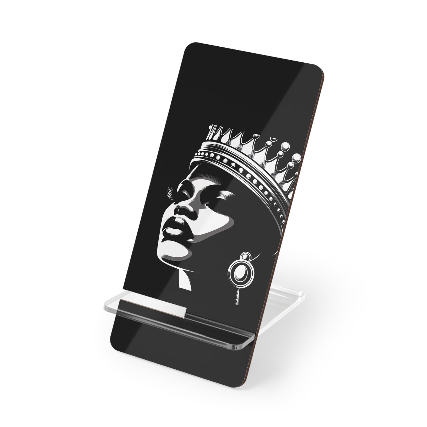 Elegant Smartphone Stand, Queen Crown Design, Phone Holder, Desk Organizer, Gift for Her, Adjustable Mobile Display
