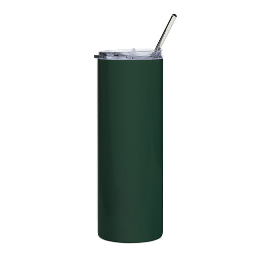 Stylish Midnight Green Stainless Steel Tumbler - Perfect for Work, Travel, Outdoor Adventures, Gifts, and Eco-Friendly Living
