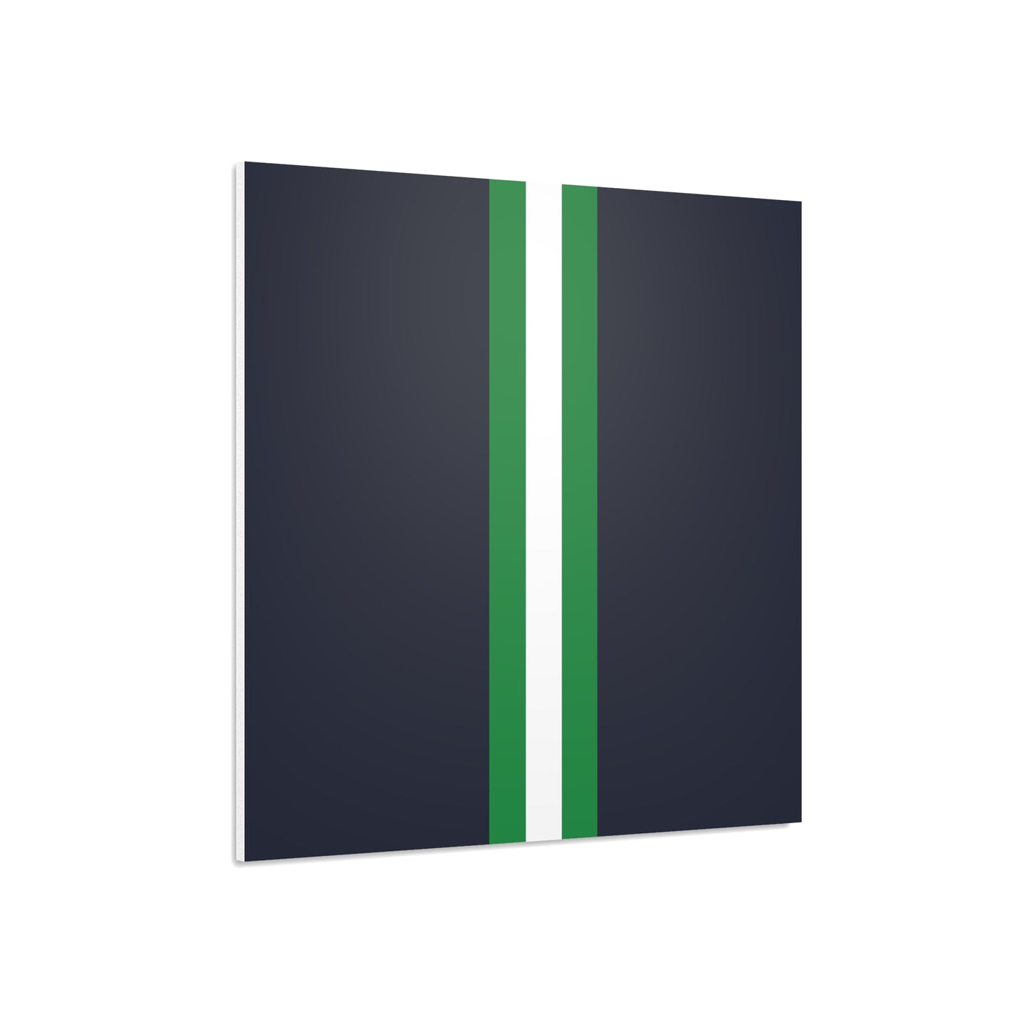Lunar Midnight & Green-White Striped Foam Board Display, Wall Art Decor, Classroom Sign, Photo Background, Custom Art Board